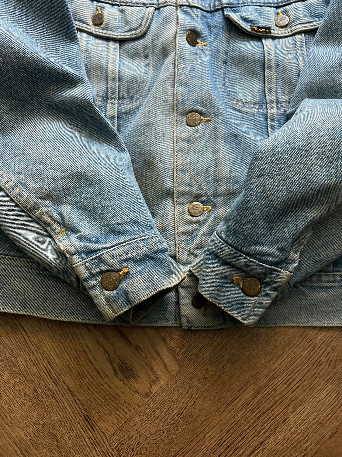 [M]70's Lee 스톰라이더 블랭킷 데님 트러커 자켓 R5 상품이미지4