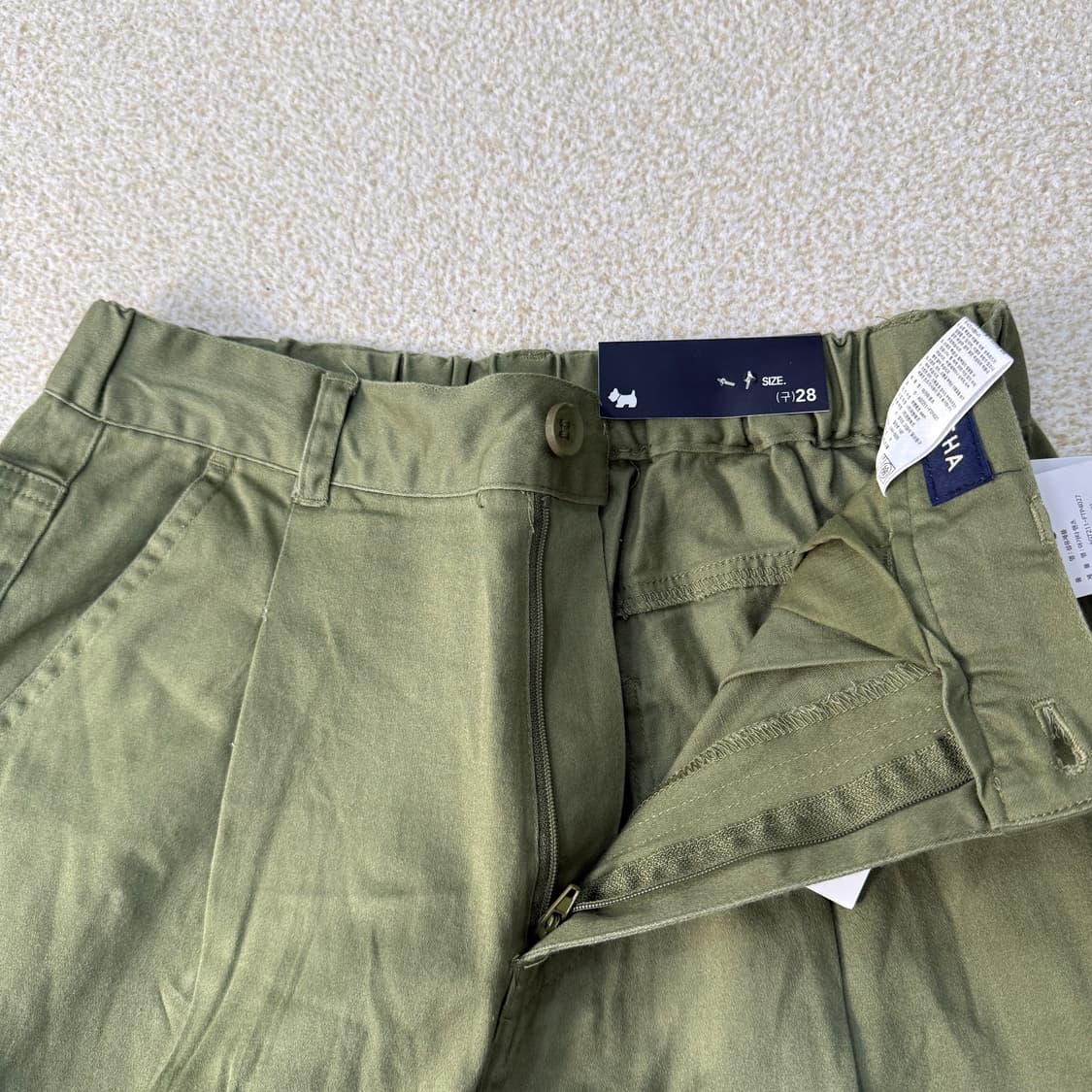 28 새상품 아가타 코튼 팬츠 0204T2 상품이미지5