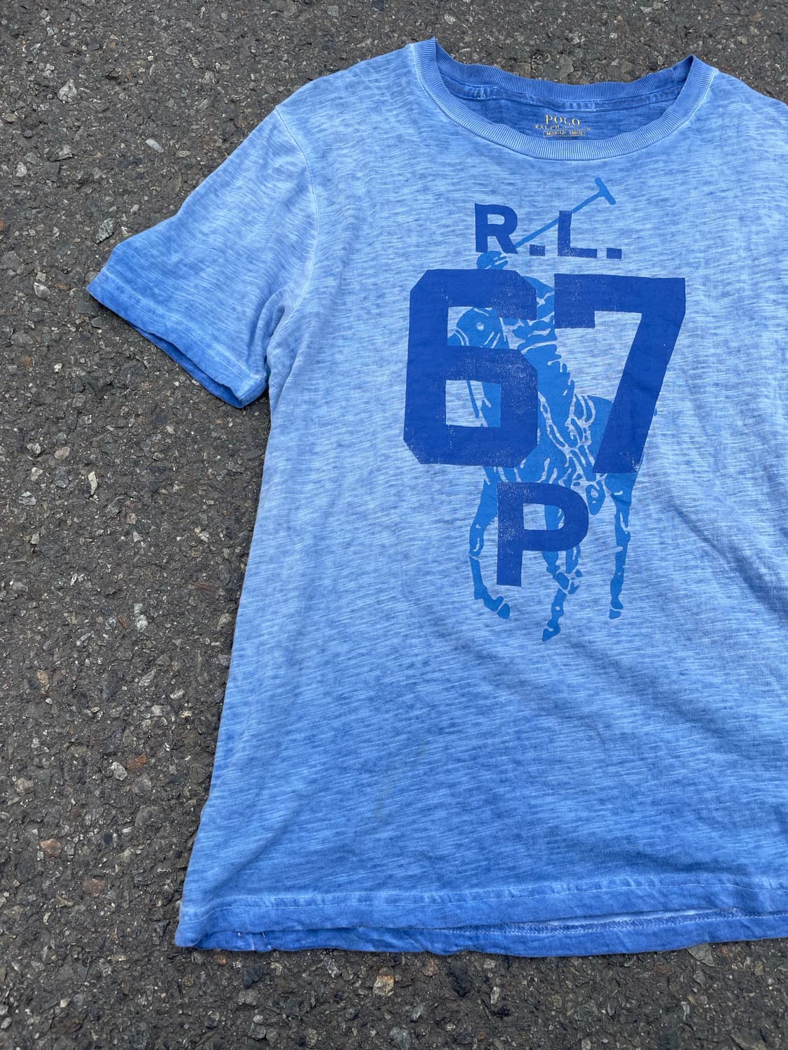 polo faded blue Tee 상품이미지2