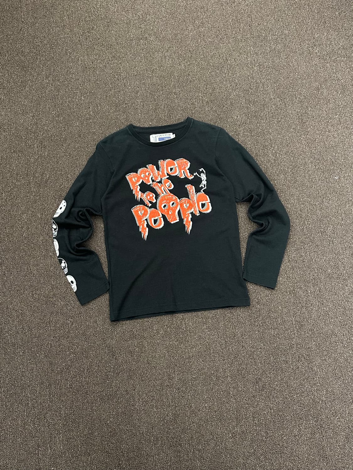 S)파워투더피플 빈티지 여성 로고 프린팅 롱슬리브 상품이미지2