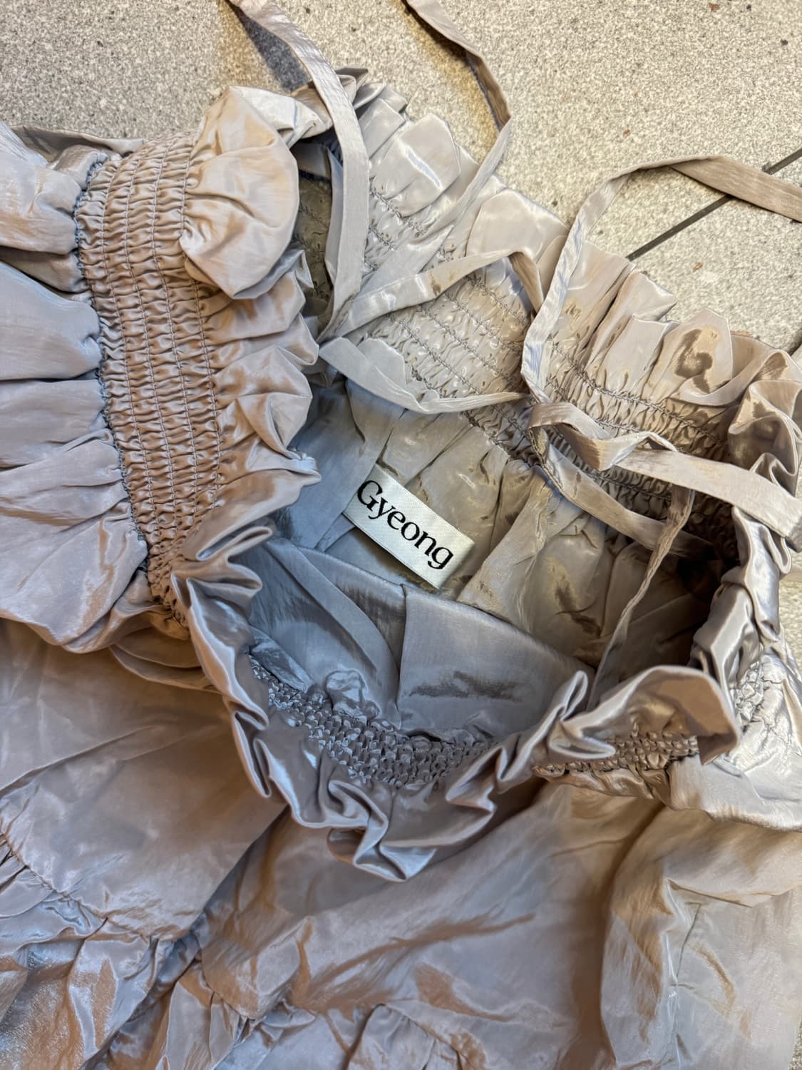 Gyeong 프릴 미니 스커트 상품이미지3