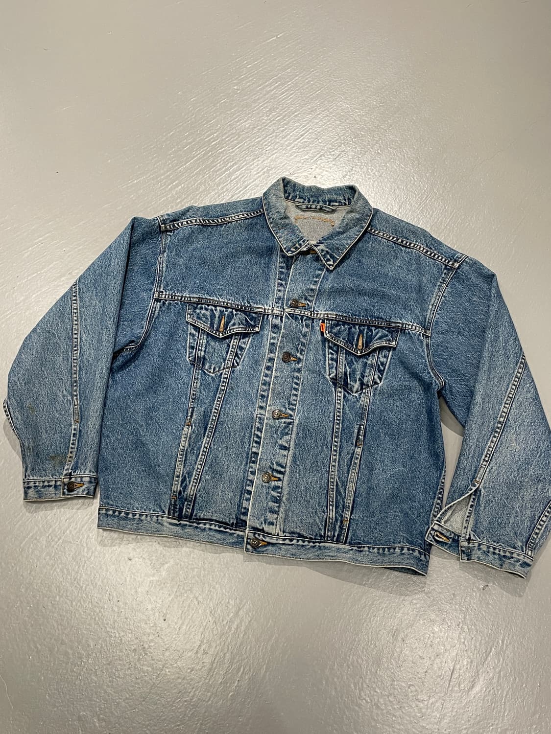 90‘s 리바이스 오랜지탭 데님 자켓   상품이미지4