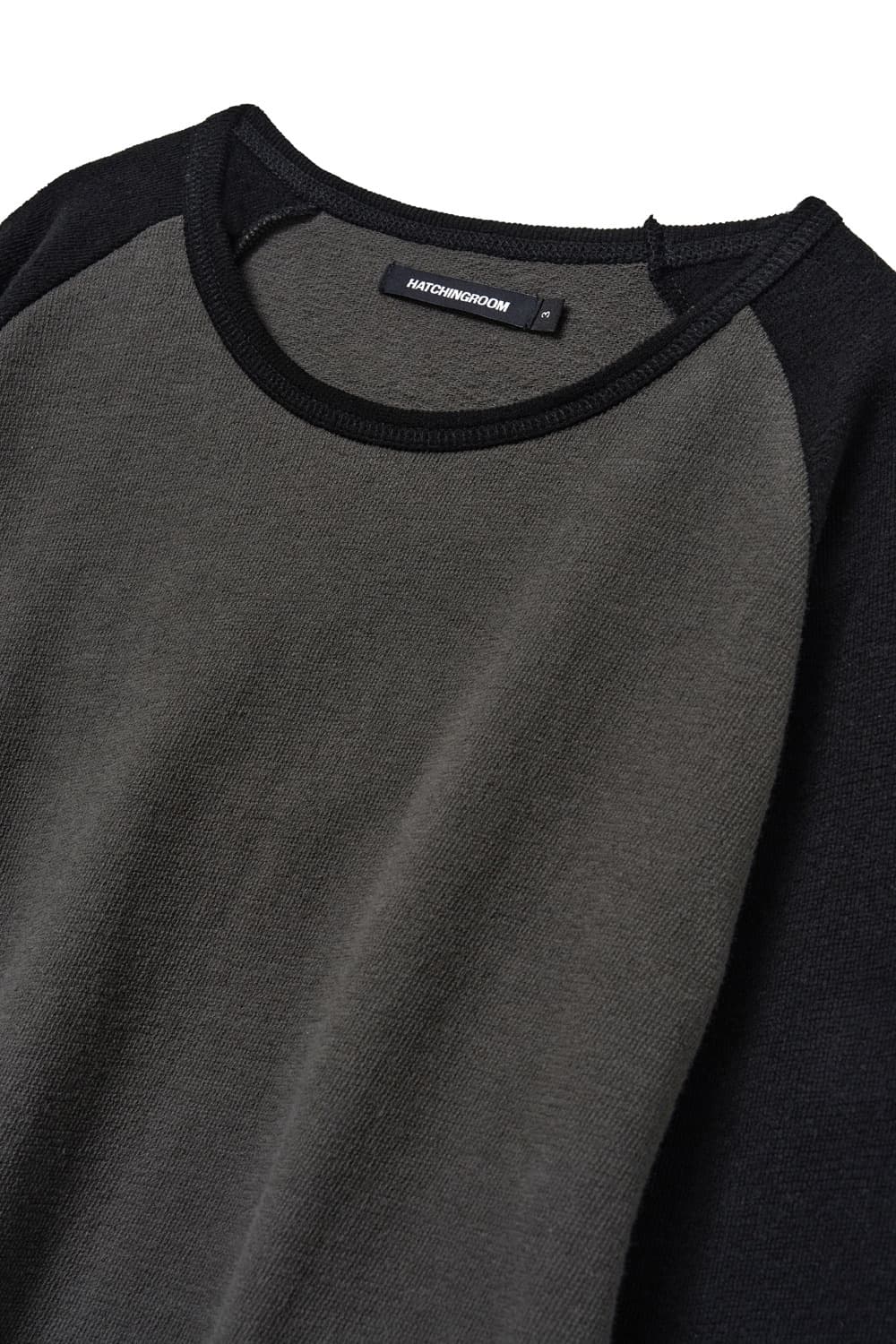 해칭룸 롱슬리브 Raglan Tee Black/Moss Charcoal 상품이미지4