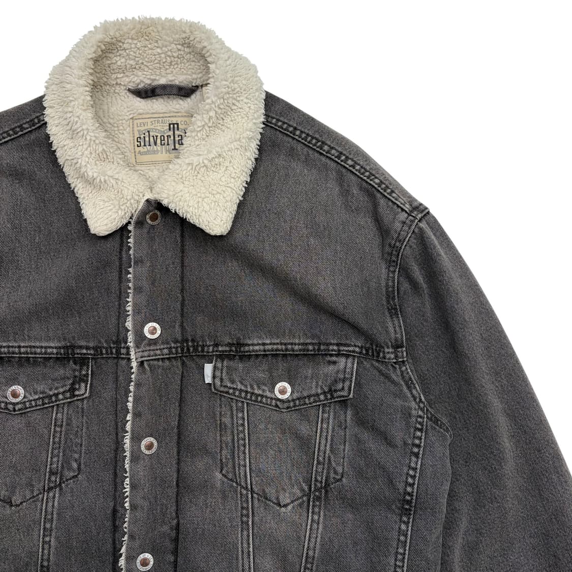 리바이스 실버탭 쉐르파 데님 트러커 자켓 M 상품이미지2