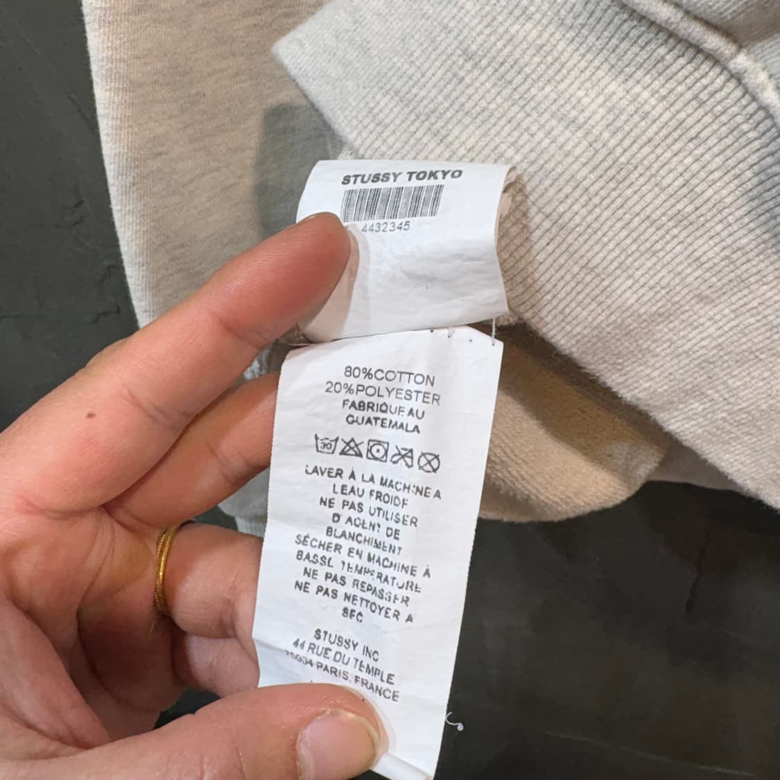 [XL] STUSSY 스투시 월드투어 스웻 셔츠 상품이미지8