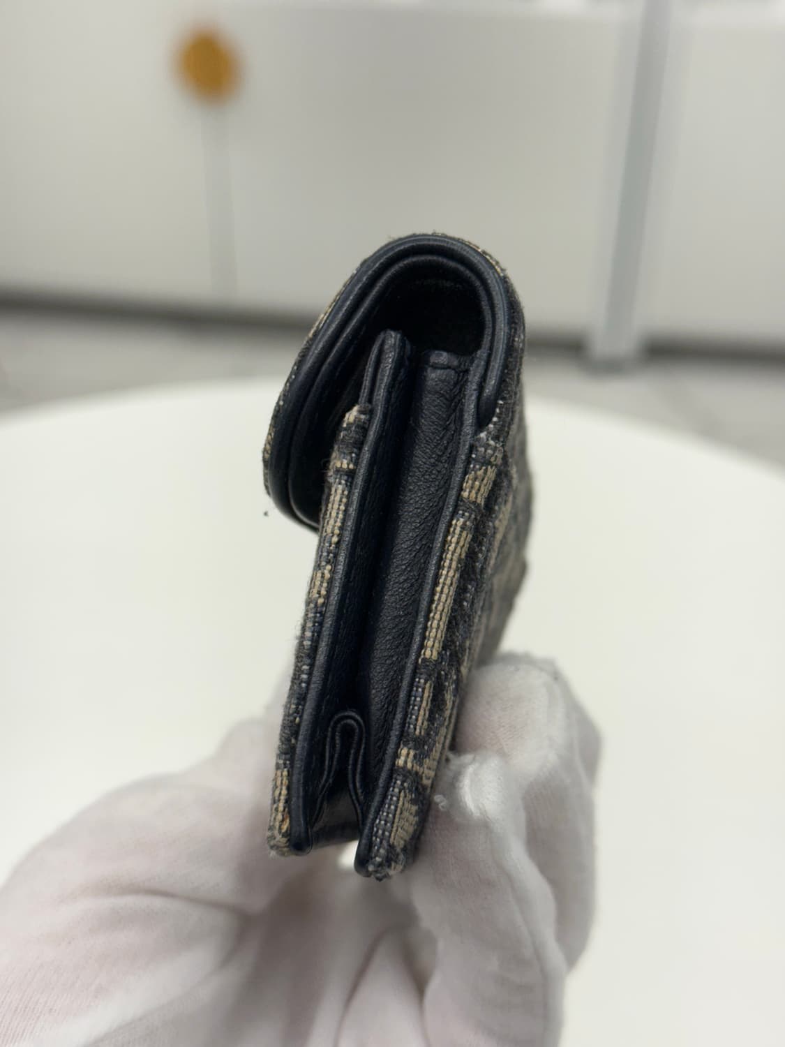 [OS] 디올 오블리크 새들 플랩 카드지갑 상품이미지4