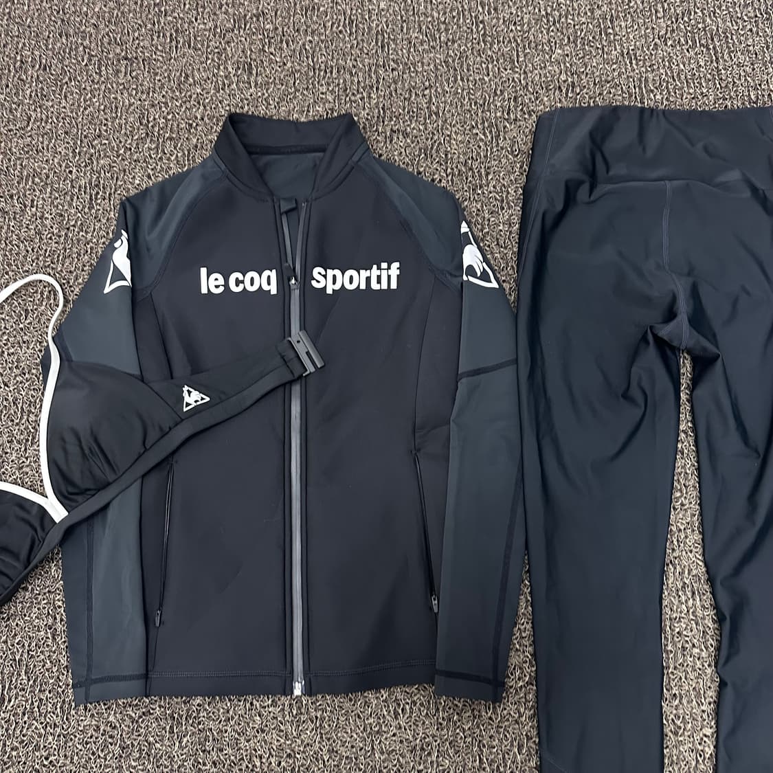 르꼬끄 여성 래쉬가드 수영복 블랙 세트 S 상품이미지2