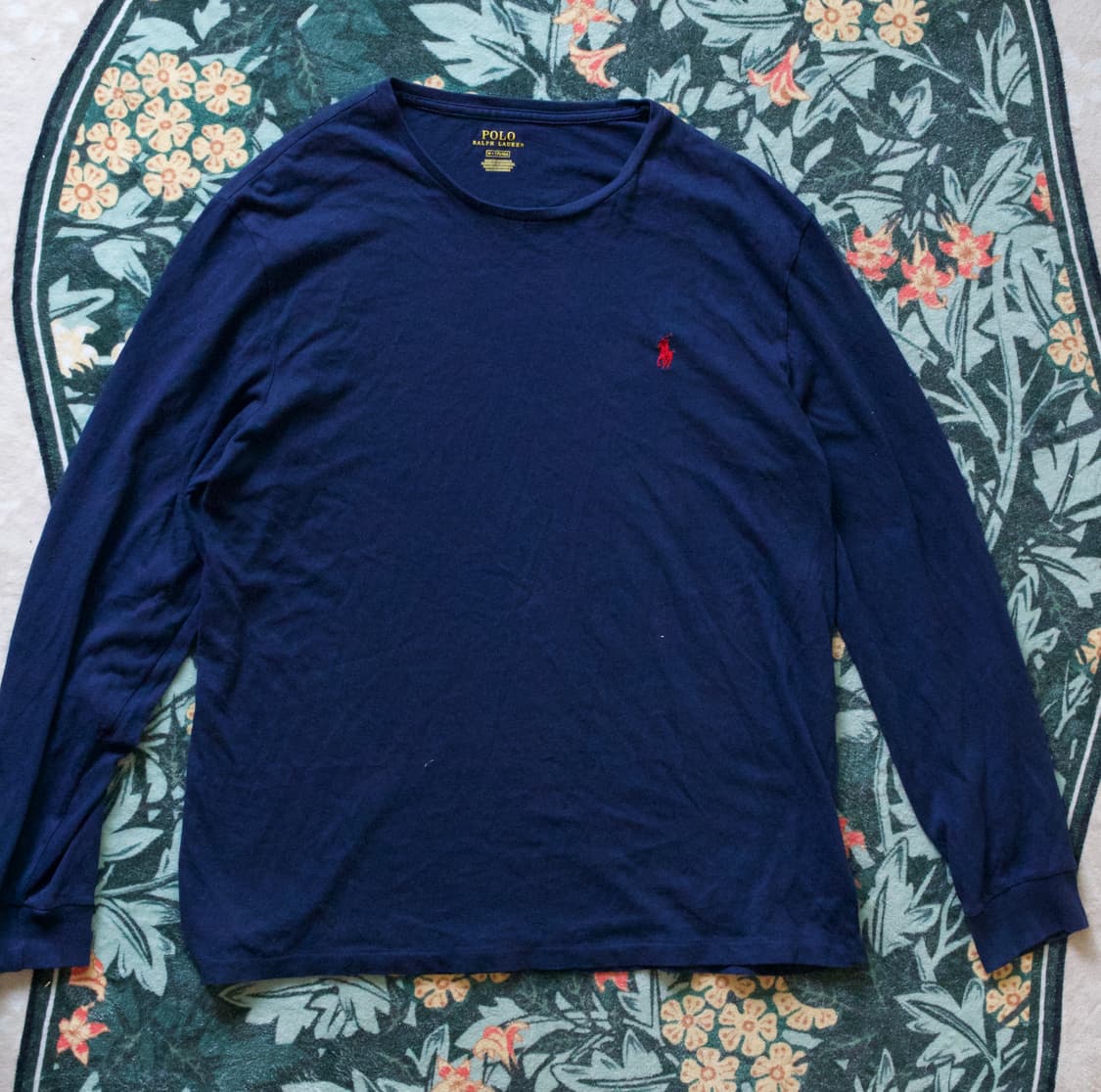 폴로 랄프로렌 네이비 긴팔 티셔츠 L 상품이미지1