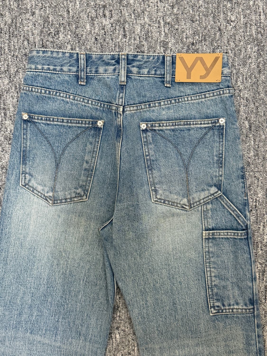 Open yy 오픈와이와이 데님 트러커 TRUCKER 청바지 팬츠 상품이미지9