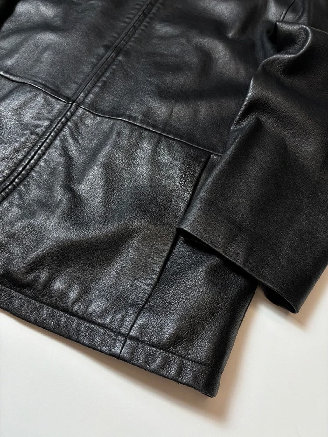 VAUTOUR 00's 램스킨 라이더 싱글 자켓 PN9185 상품이미지3