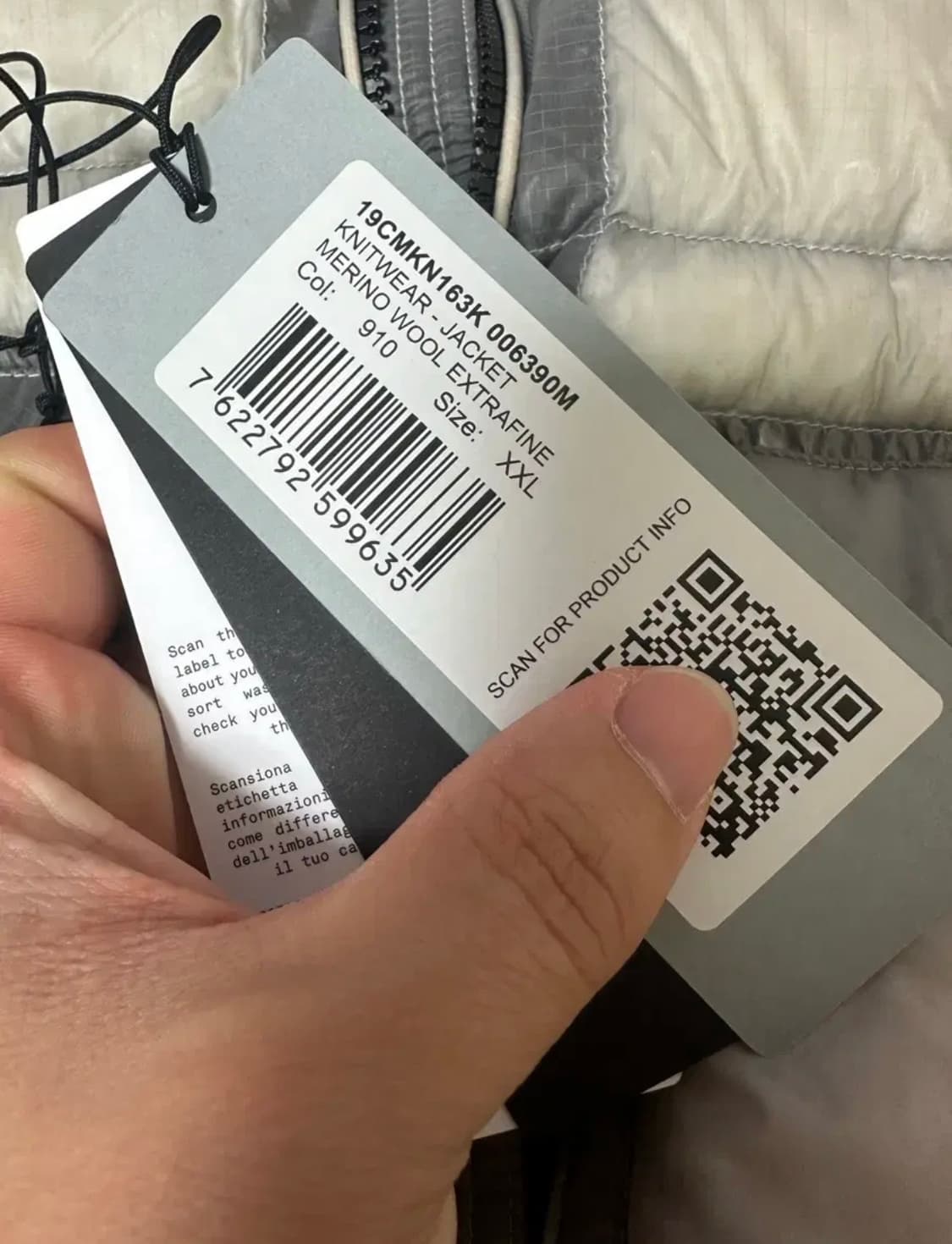 (XXL) 25FW CP 컴퍼니 dd쉘 니트 패딩 (코리안익스클루시브 상품이미지2