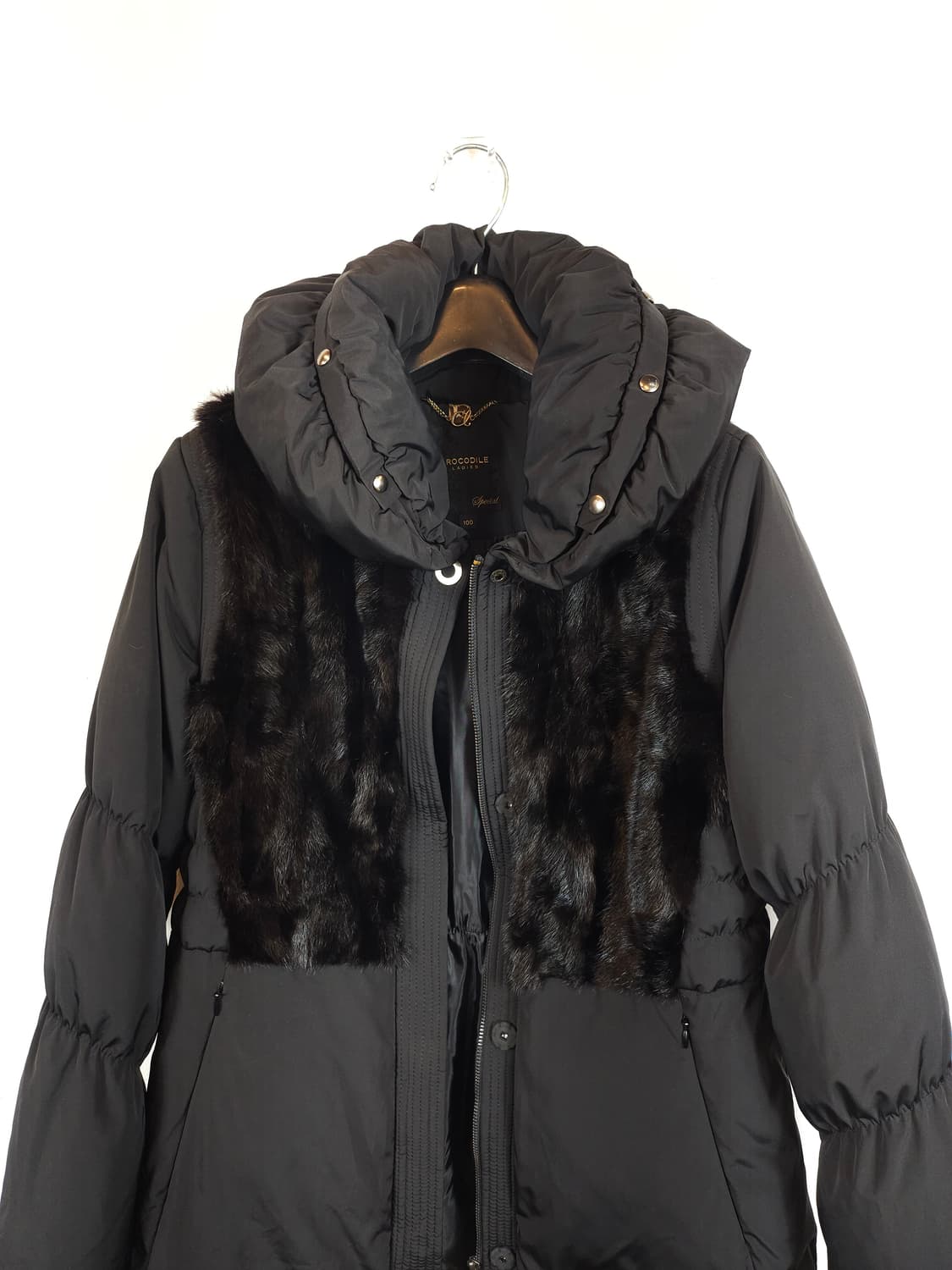 크로커다일 스폐셜 천연밍크 다운패딩 95-100 M 상품이미지2