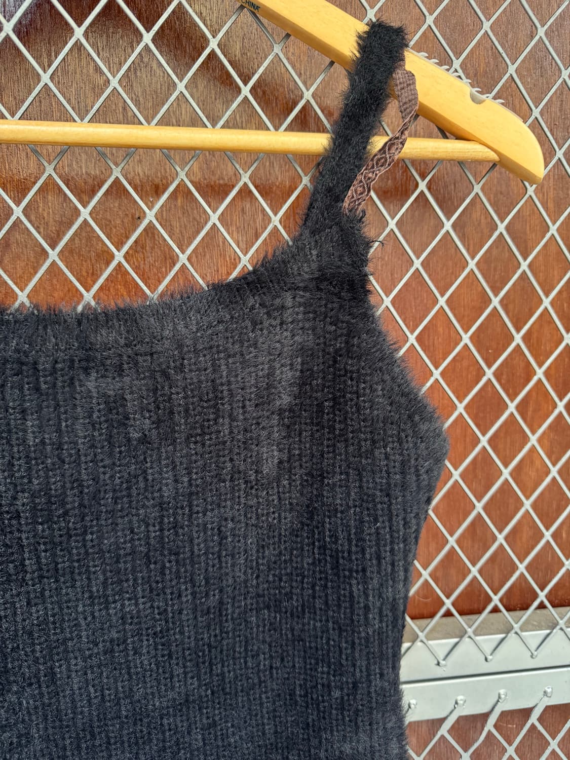 SCULPTOR 스컬프터 퍼 벨벳 블랙 미디 원피스 새상품 상품이미지4