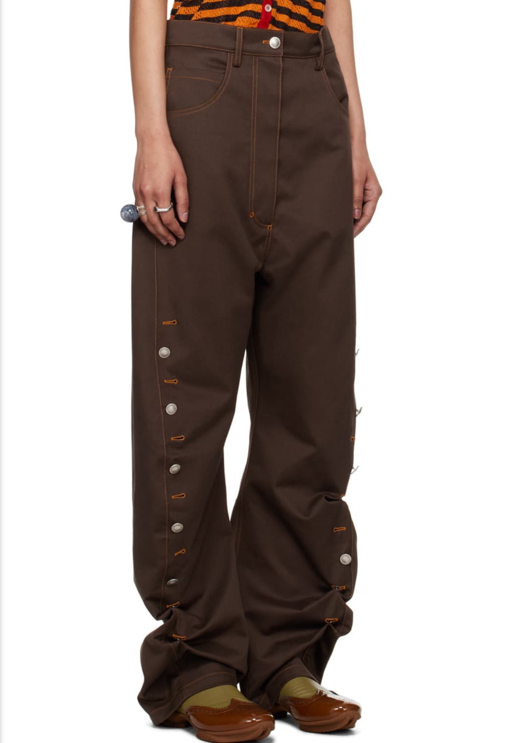 Kiko Kostadinov Brown Apollinaire Trouse 상품이미지2