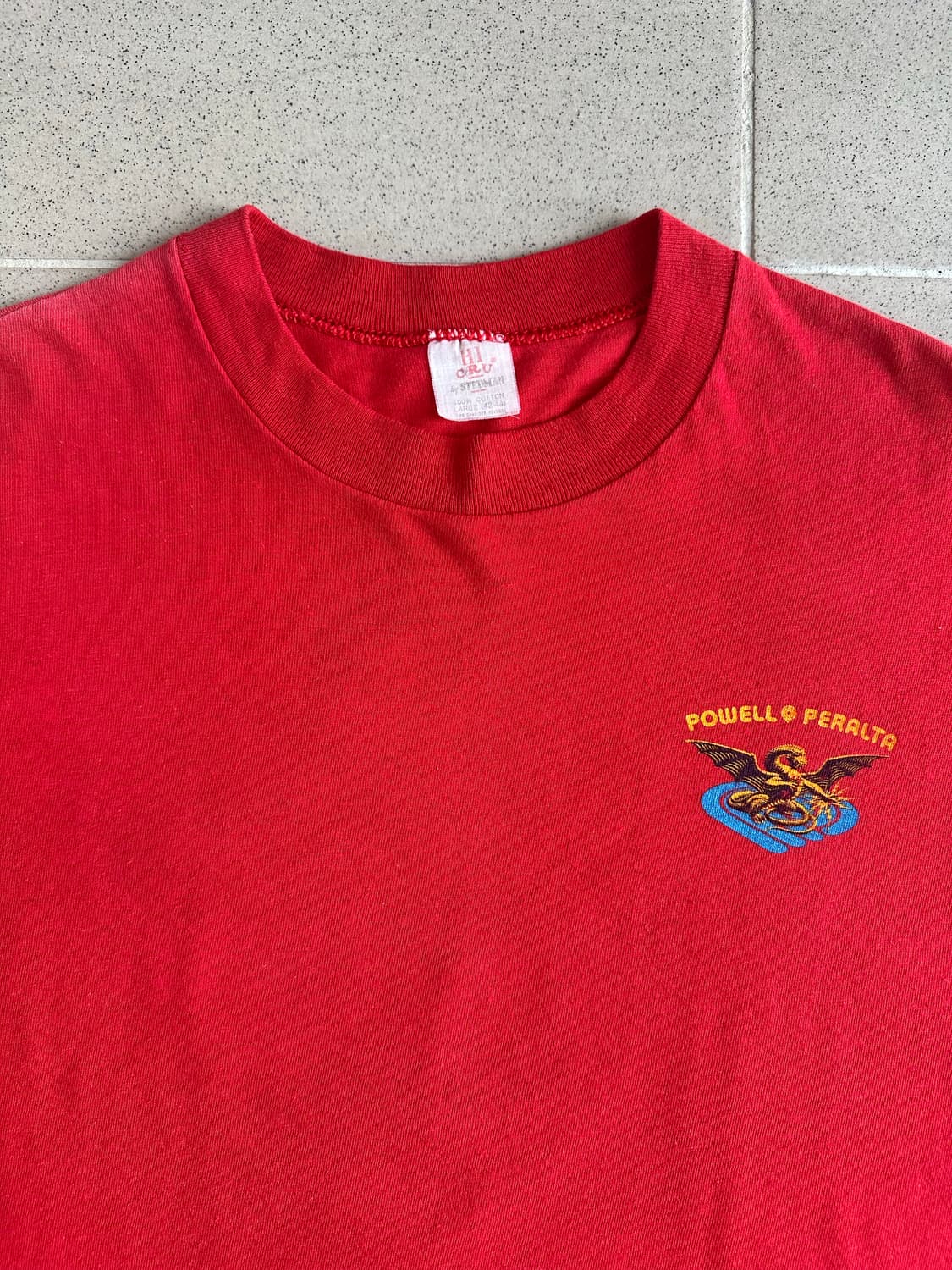80s 빈티지 파웰페랄타 티셔츠 L Powell Peralta 상품이미지3