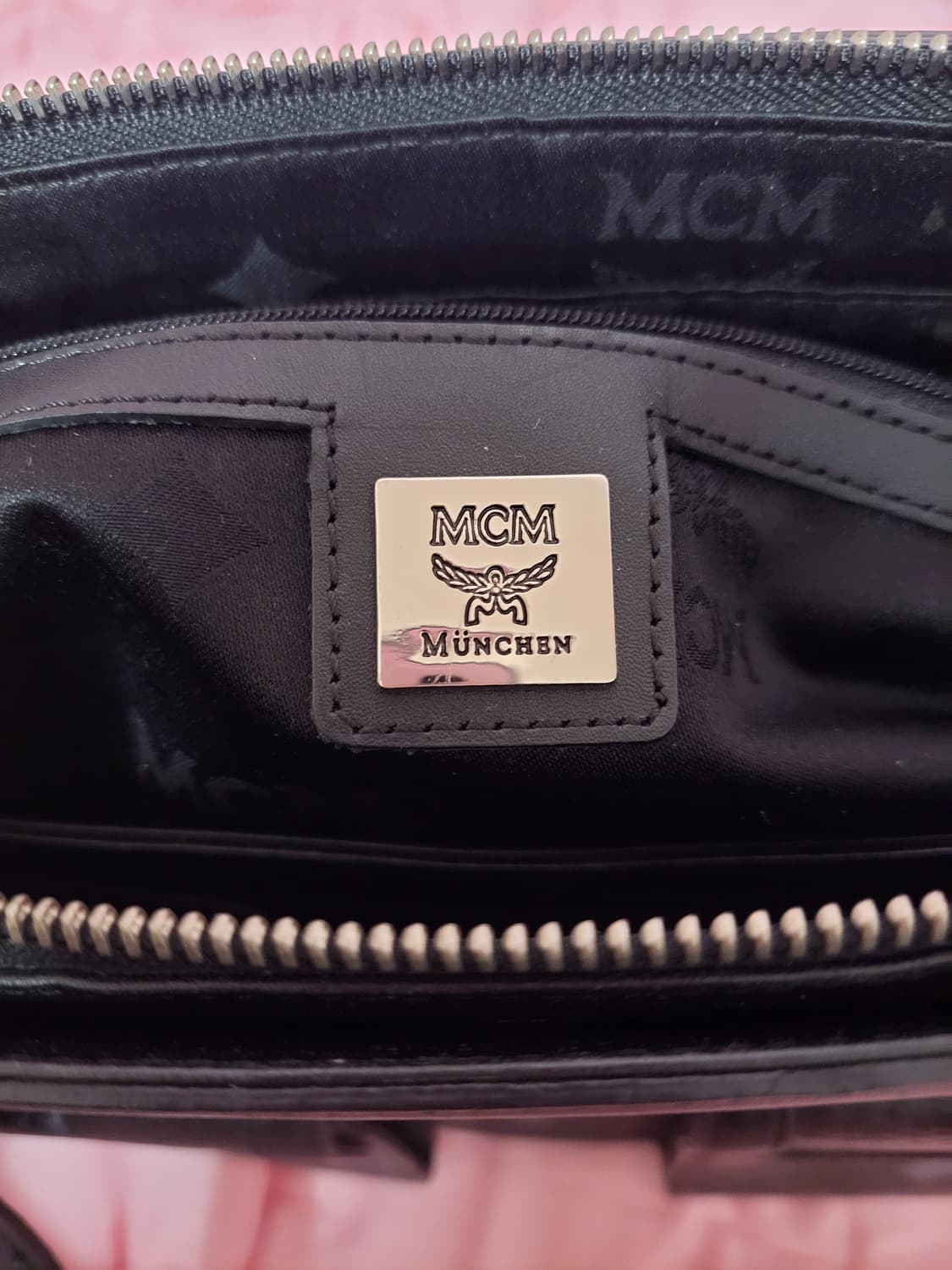 급처상태좋음!MCM엠씨엠 개런티카드내부택O 비세토스 토트백숄더핸드백가방 상품이미지4