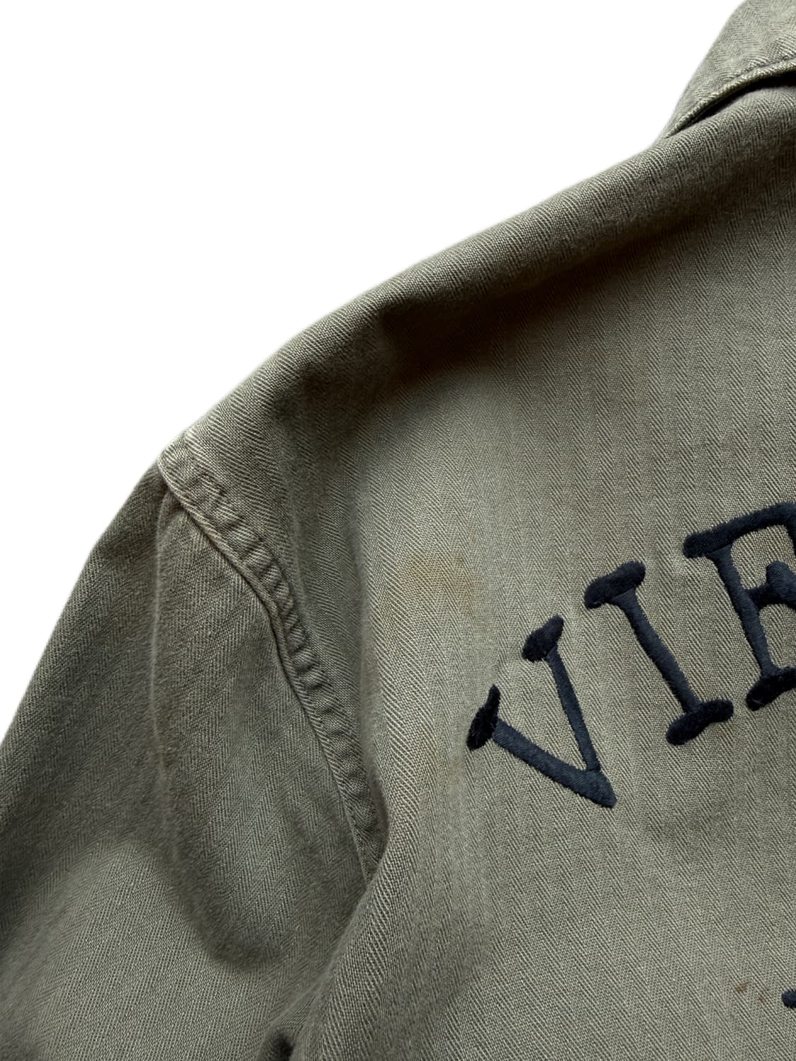 17fw 와코마리아 천국동경 해링본 아미셔츠 M 상품이미지6