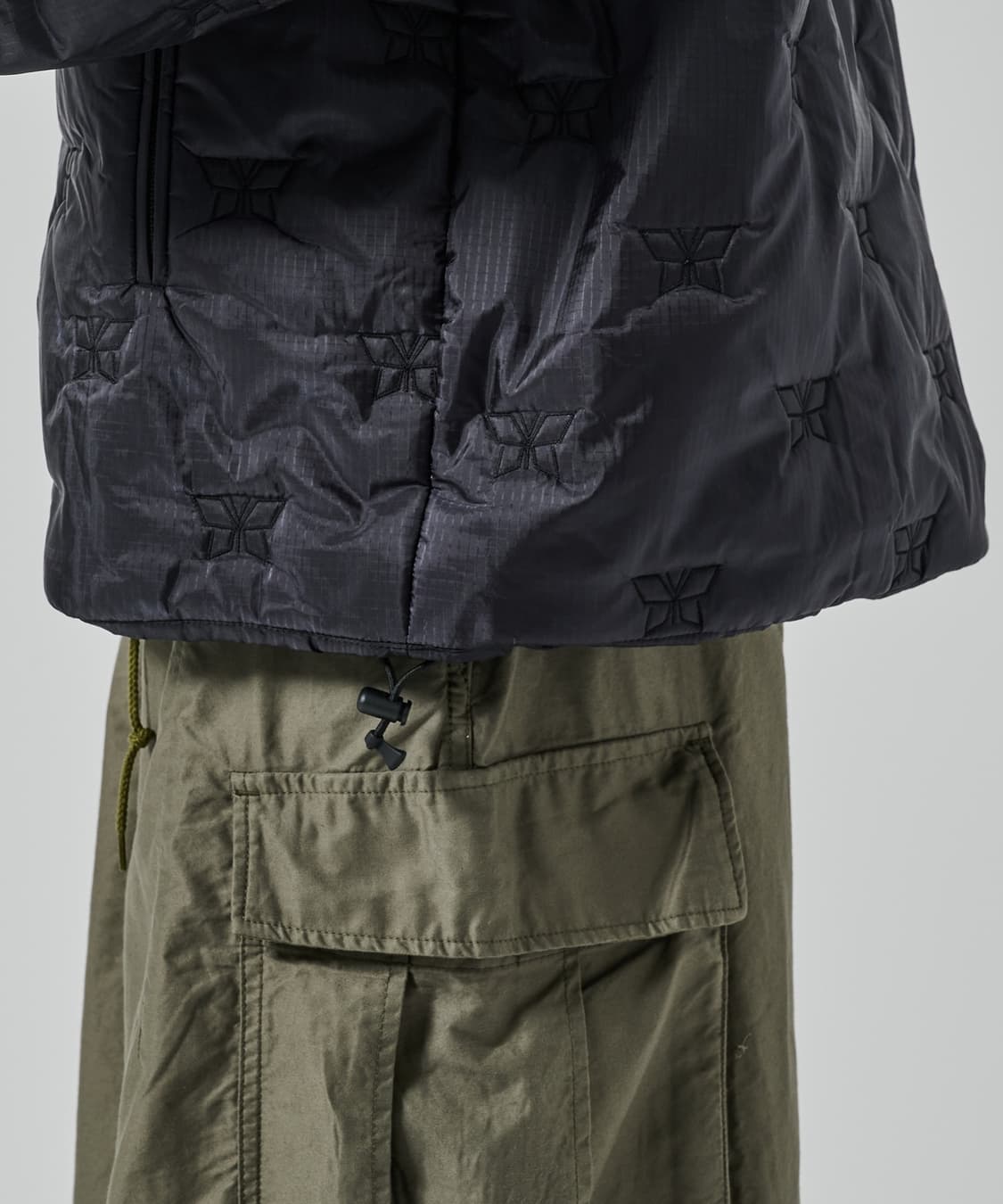 [L,XL]니들스 25fw 파피용 퀄팅 자켓/블랙 상품이미지5