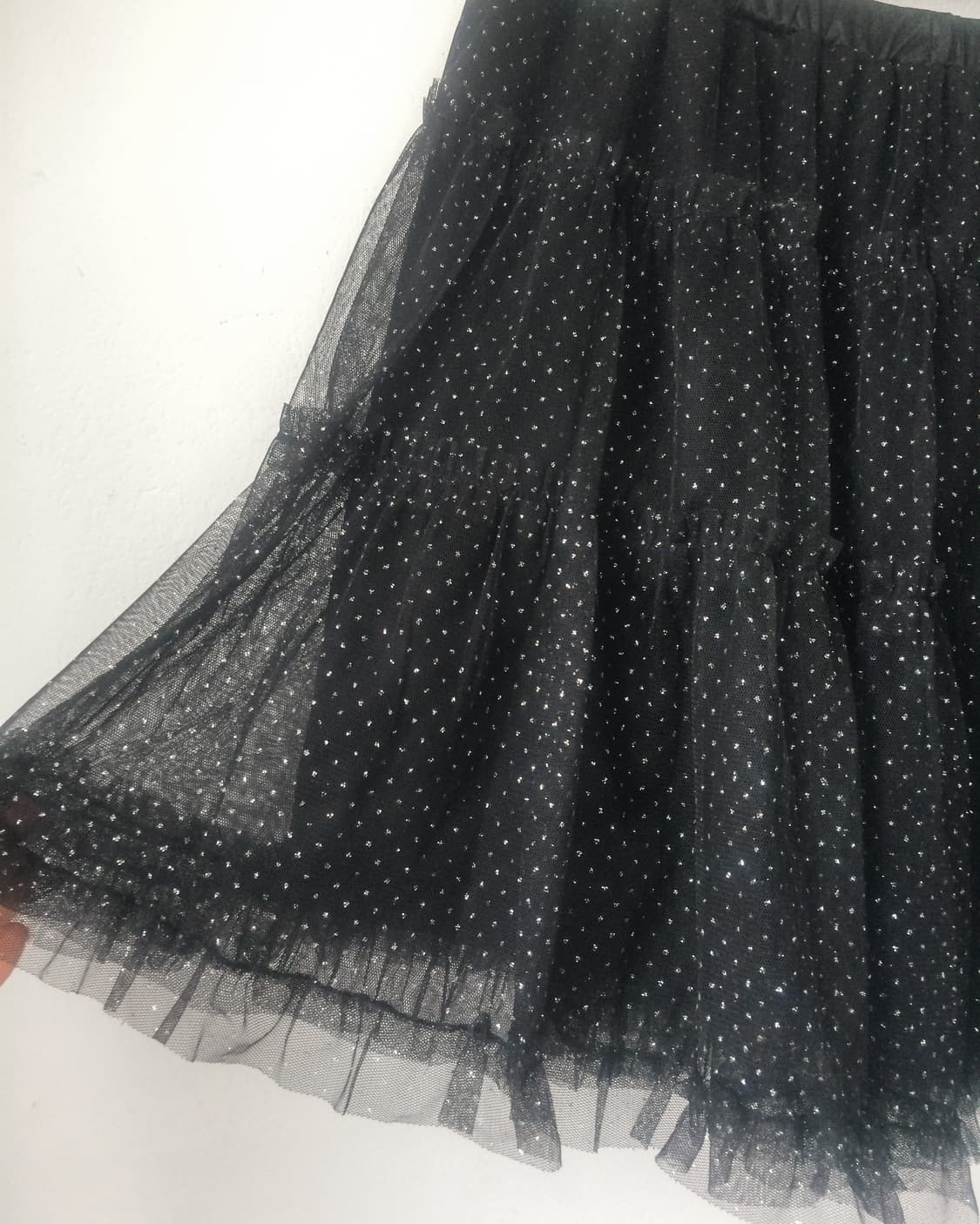 Dot pattern sha mini skirt 상품이미지3