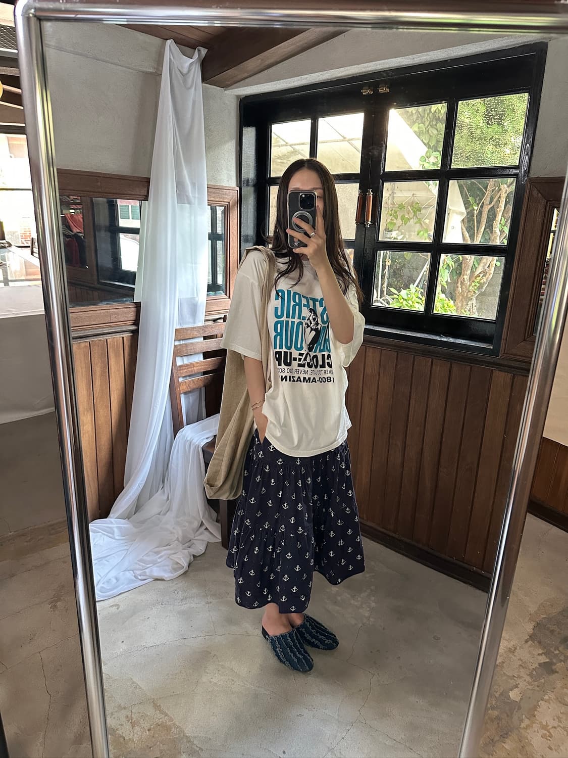 ENGINEERED GARMENTS marine pattern skirt 상품이미지3