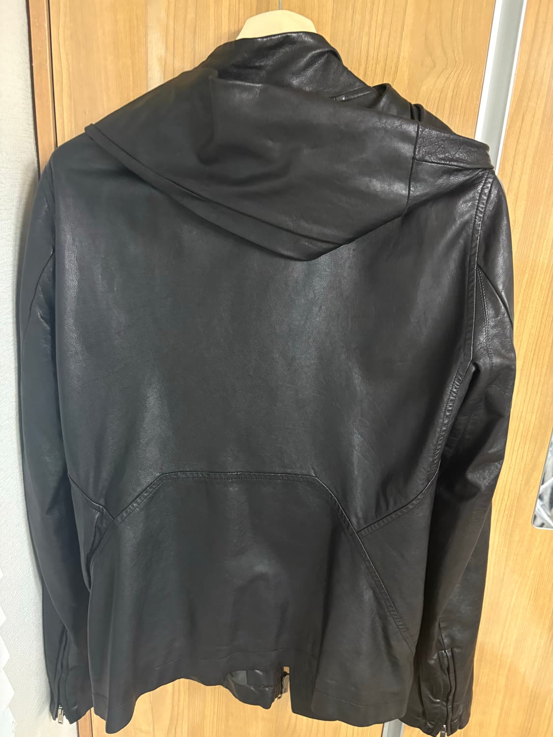 Rick owens 릭오웬스 11ss 드레이프 레더자켓 L 상품이미지2