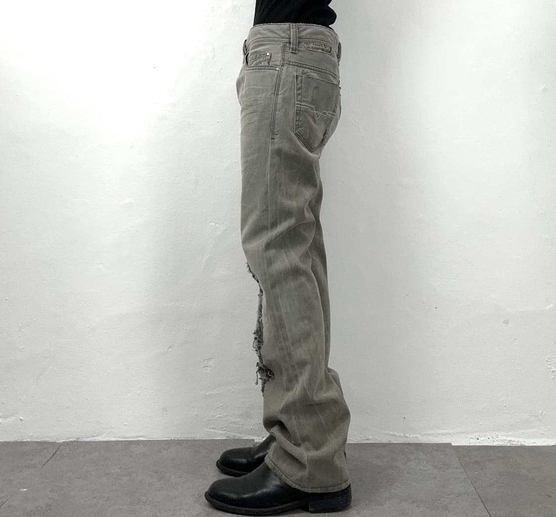 Diesel Safado Distressed Gray Denim 상품이미지3