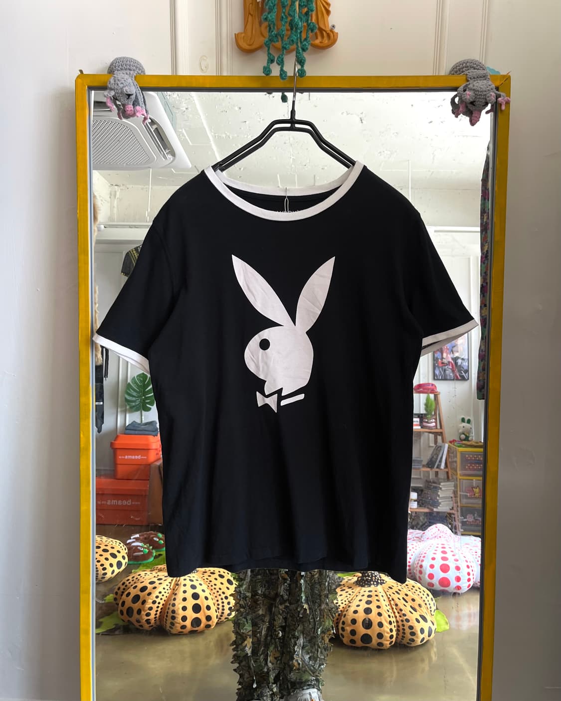 Playboy Vintage Big Logo Ringer T-Shirt 상품이미지3