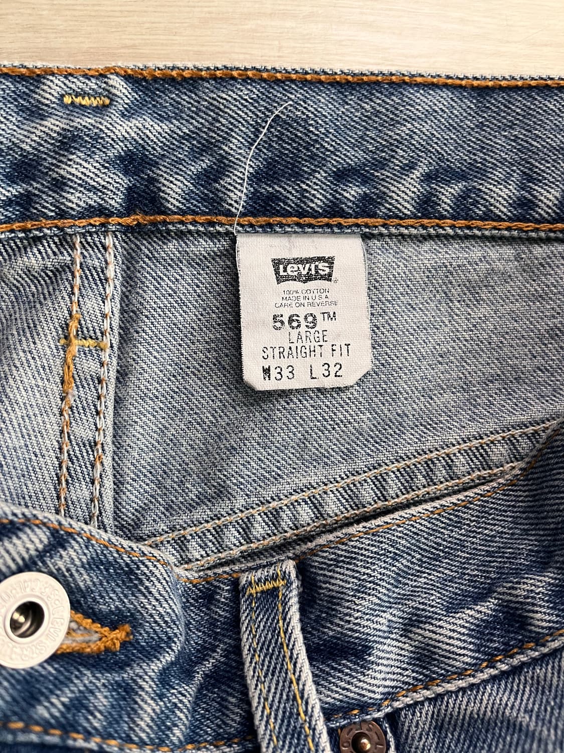 90s 리바이스 드라이 굿즈 569 라지 스트레이트 상품이미지3