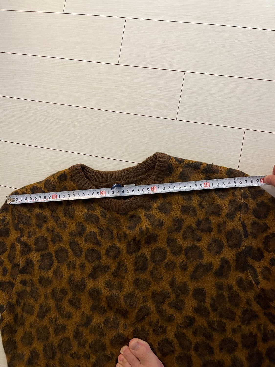 ZARA 레오파드 니트  상품이미지4