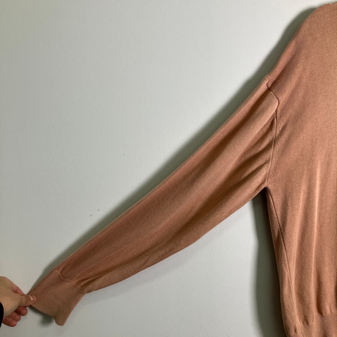 90's 꼼데가르송 옴므 크루넥 니트 스웨터 상품이미지7