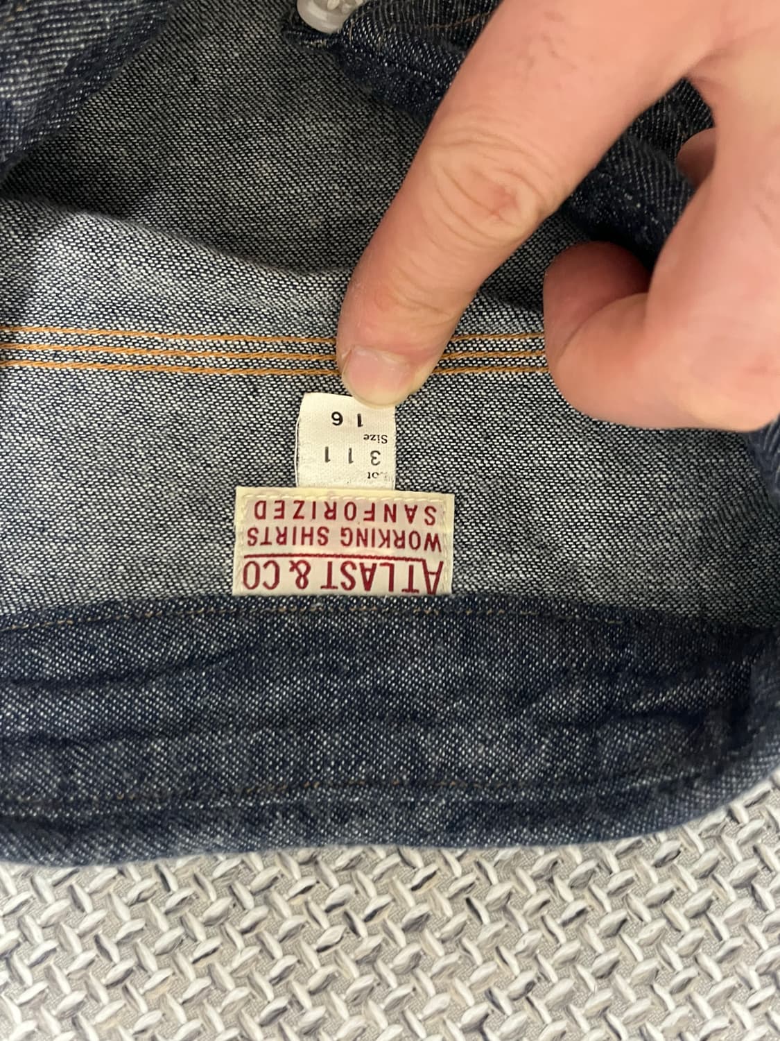 엣라코 데님 셔츠 16 상품이미지2