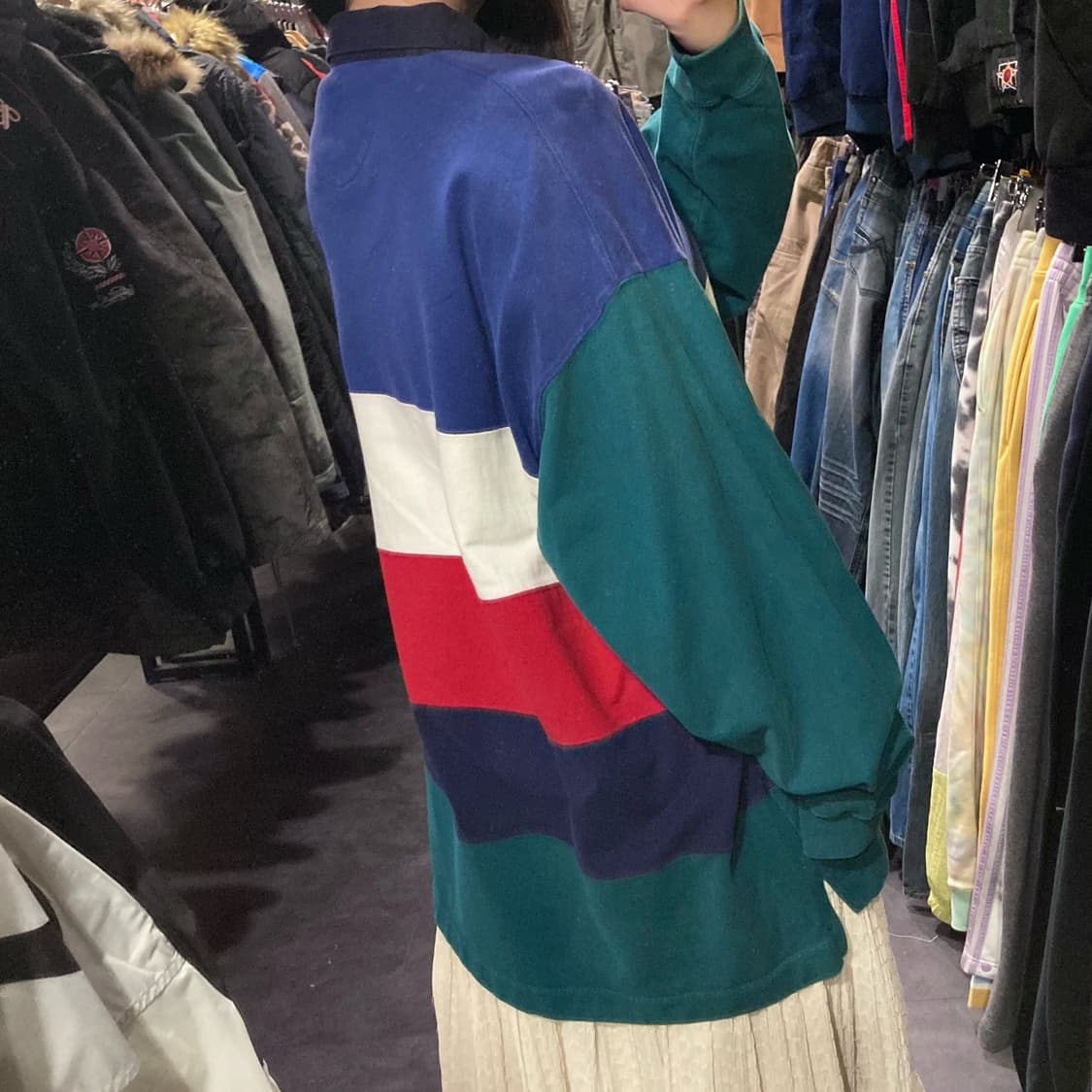  [IM] 보스턴트레이더스 컬러블록 럭비티 상품이미지6