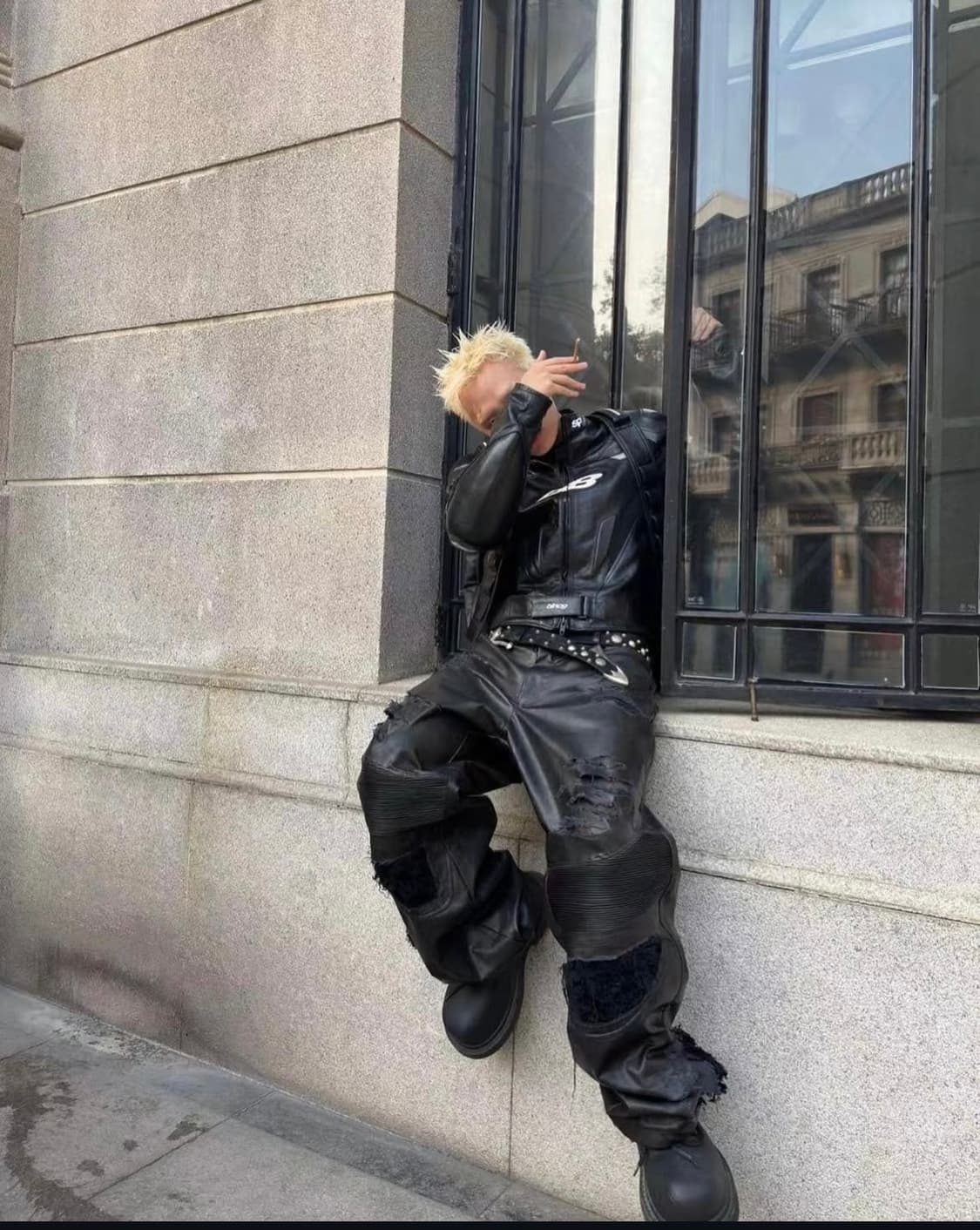 DESTORY LEATHER PANTS 상품이미지2