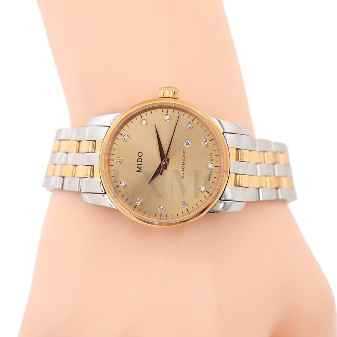 미도 바론첼리 콤비 워치 샴페인 다이아 시계 M7600 상품이미지8