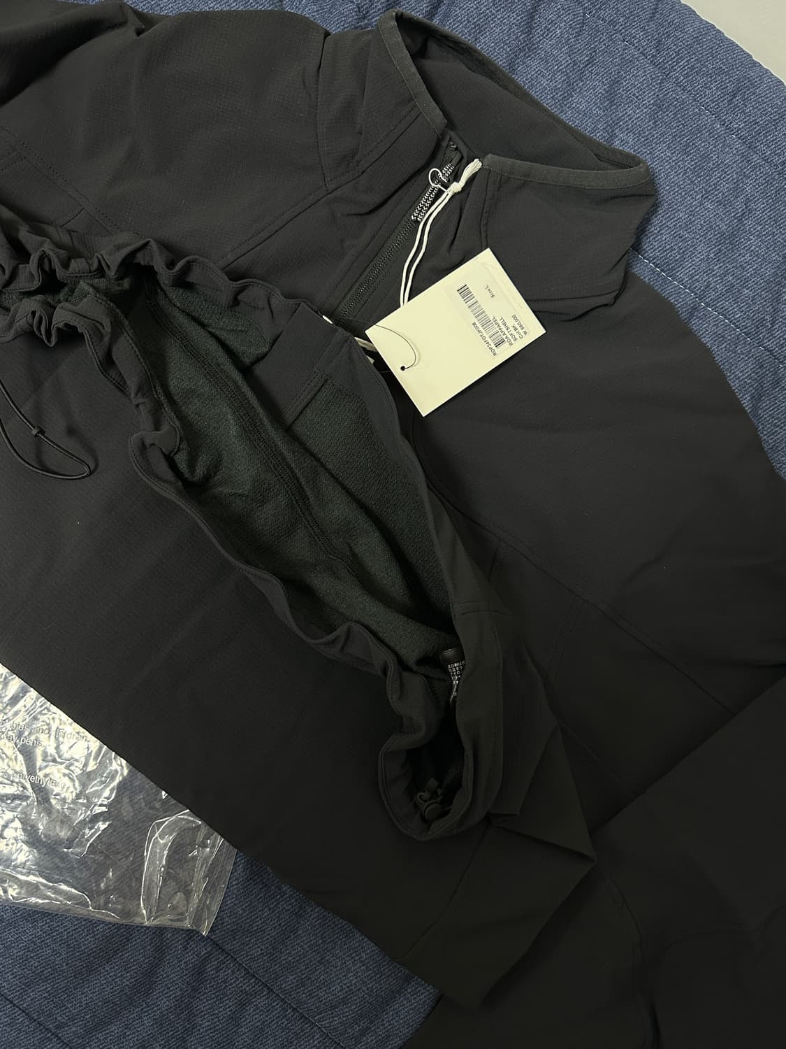 최저가 새상품 로아 하이킹 소프트쉘 바람막이 자켓 블랙 L 상품이미지9