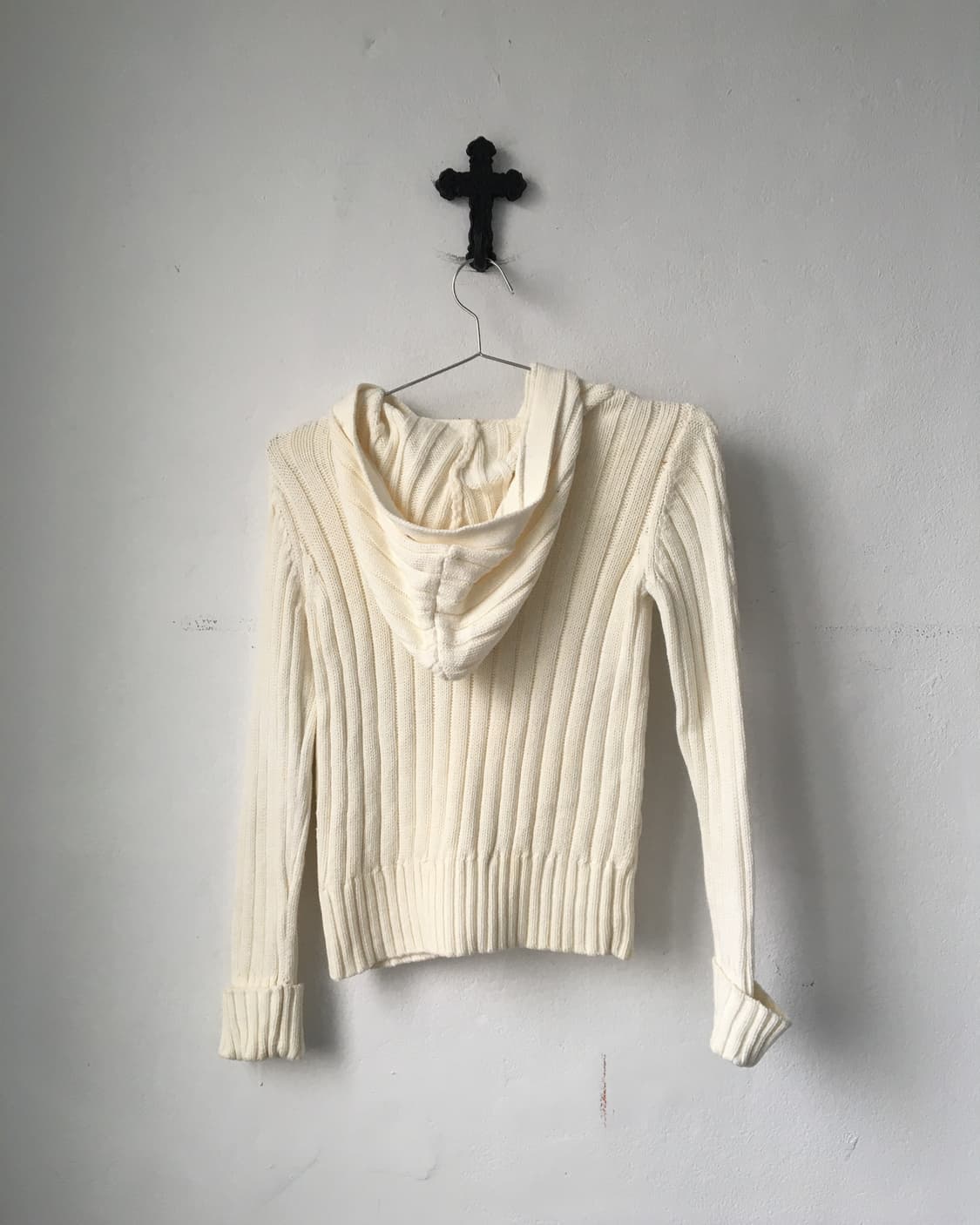 Gap cable pattern hood knit cardigan 상품이미지3