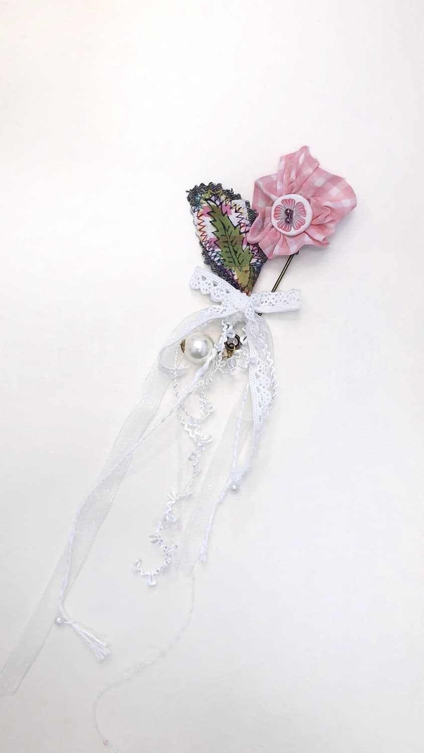 [브로치] Soft Sharon fabric brooch 상품이미지4