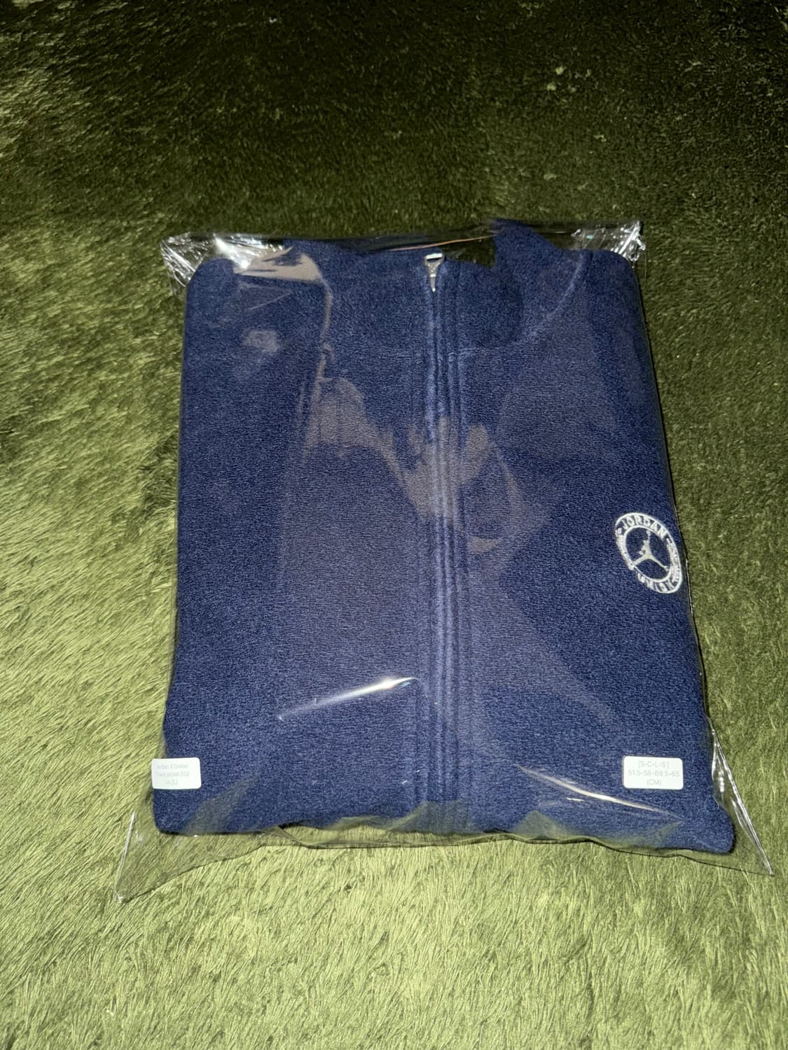 [L] 조던 X UNION 유니온 트랙 컬리지 자켓 네이비 US/EU 상품이미지10