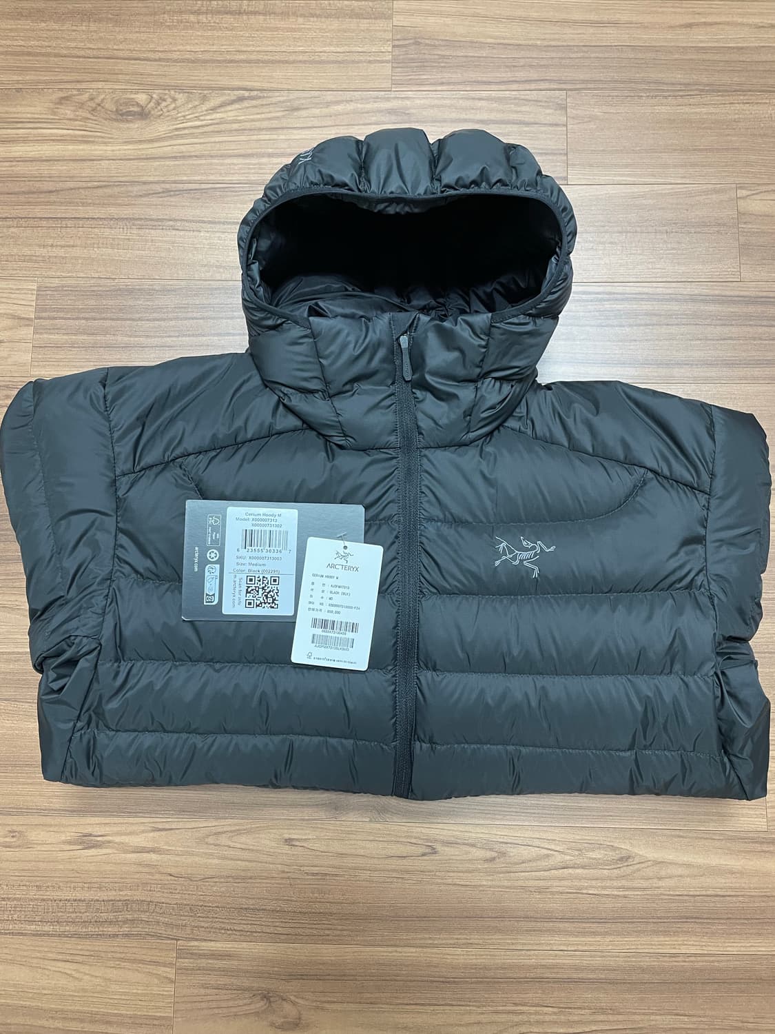 아크테릭스 세륨 후디 블랙 m 상품이미지5