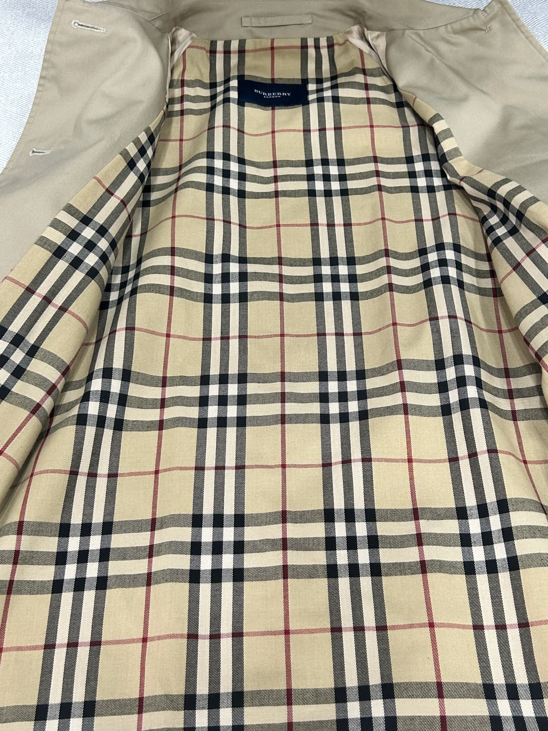 버버리 노바체크 싱글코트 트렌치코트 여성 66 상품이미지8