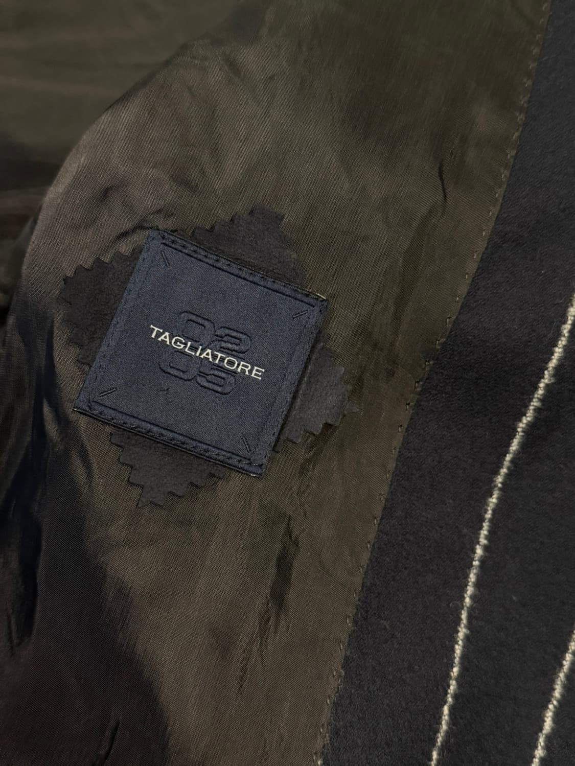 딸리아또레 핀초크 스트라이프 자켓 55~66 상품이미지8