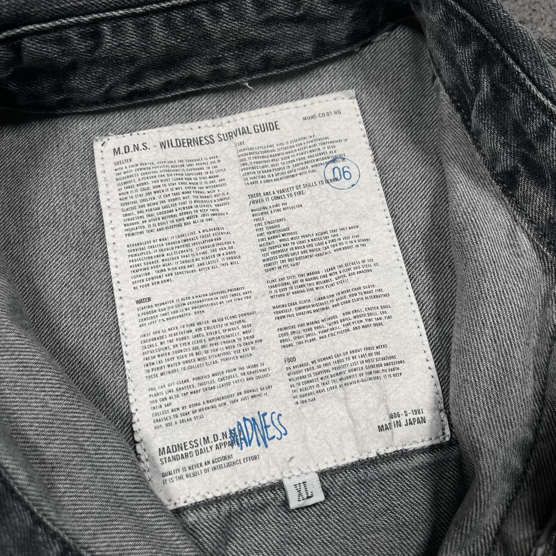 Madness 워싱 데님 셔츠 상품이미지7