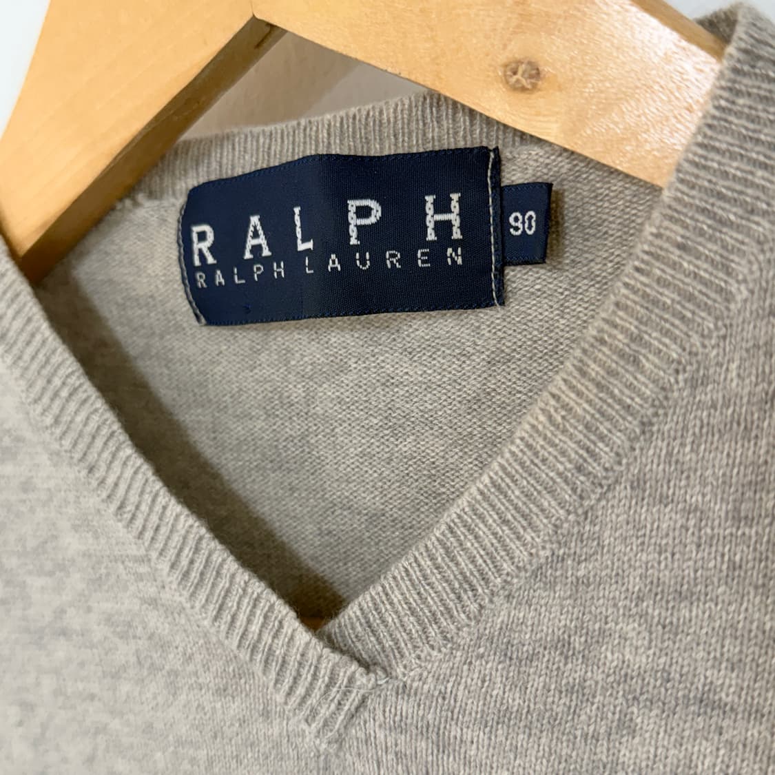 [90] 90s 폴로 랄프로렌 일경물산 브이넥니트 상품이미지6