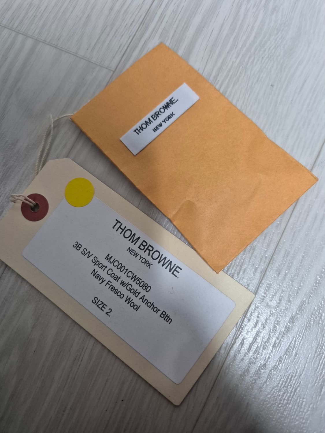 톰브라운/ 네이비 금장 ss자켓/2 상품이미지8