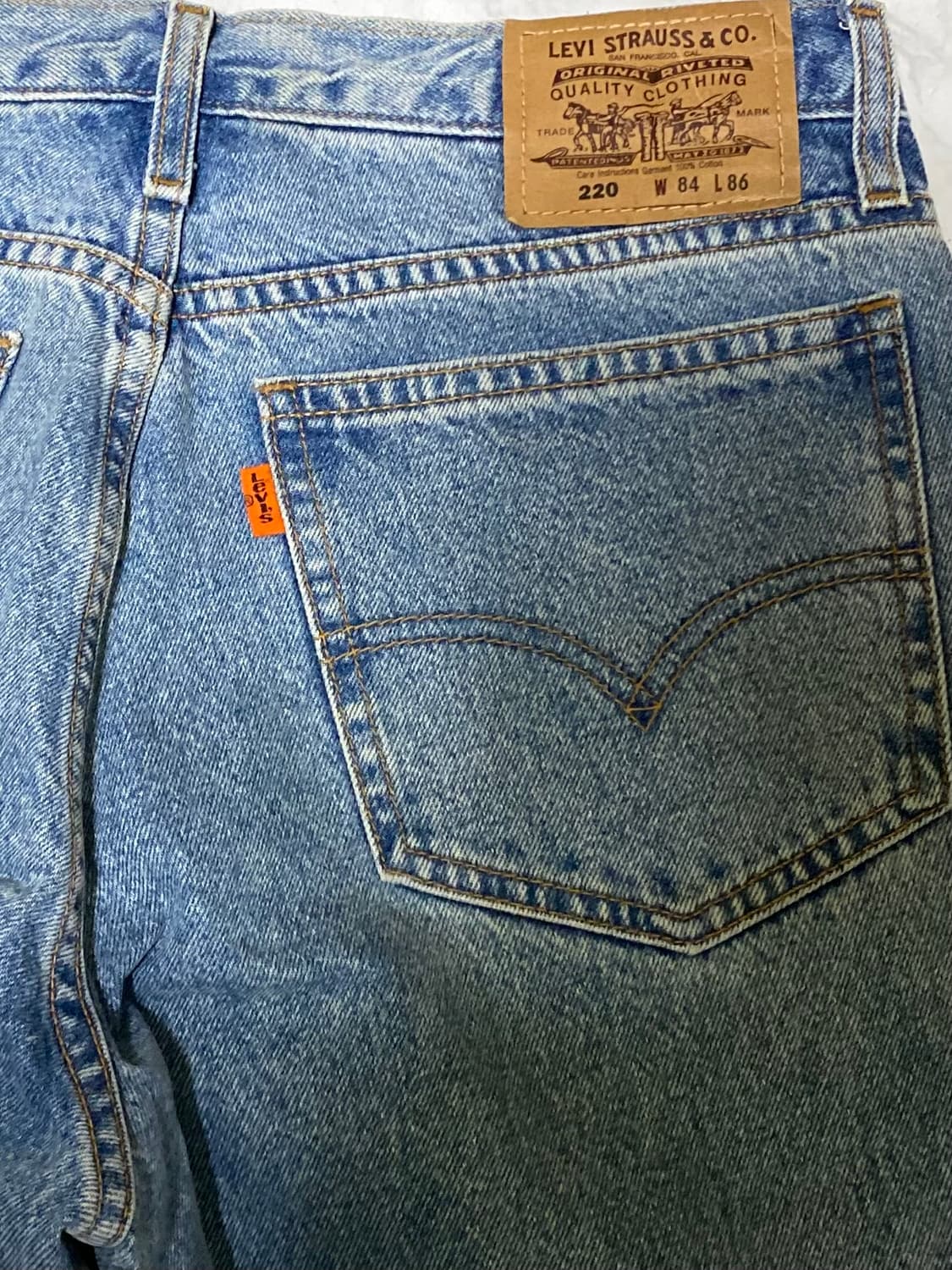 리바이스 220 오렌지탭 허리 32 인치 상품이미지5