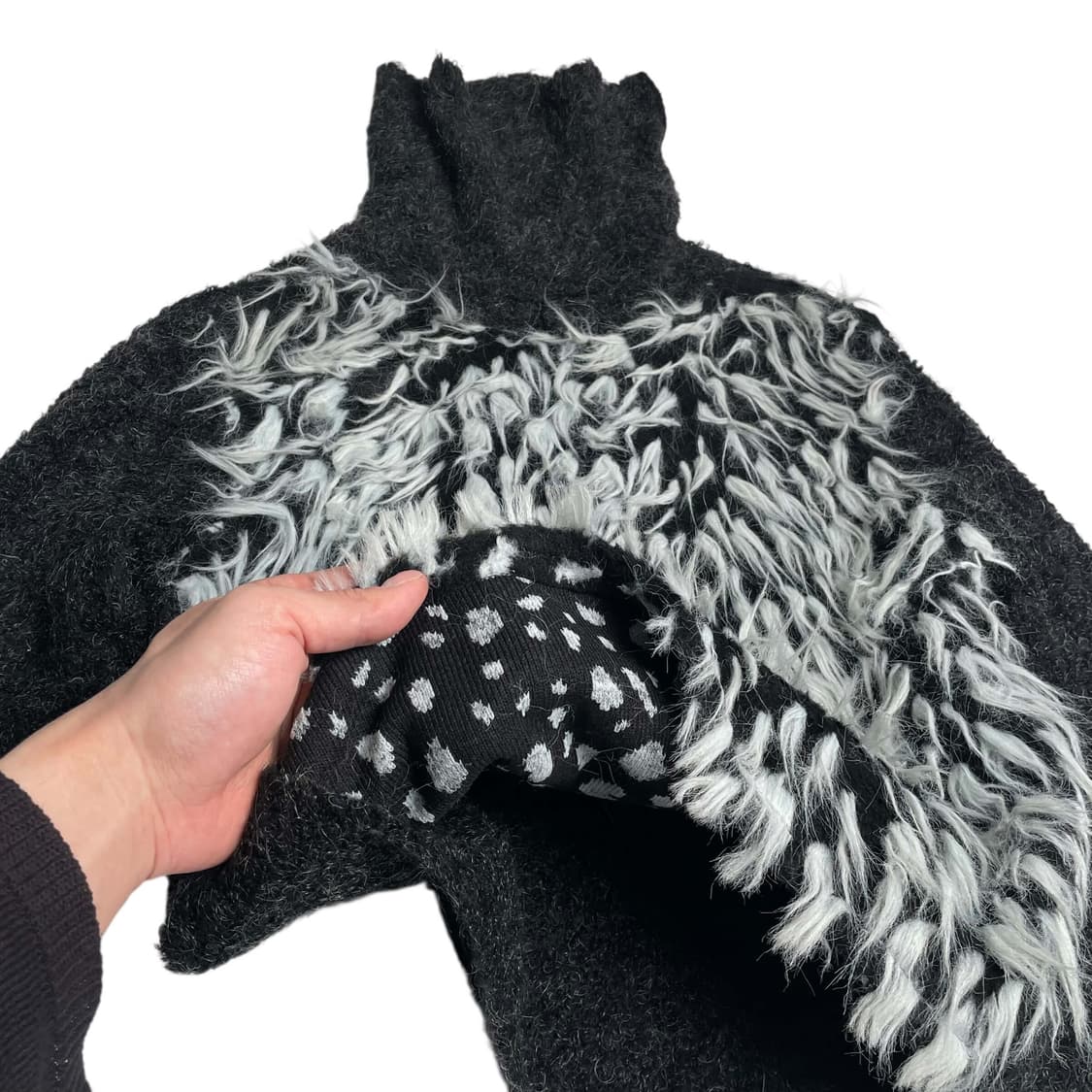 Antoine 모헤어 블렌드 화이트 퍼 니트(france made) 상품이미지5