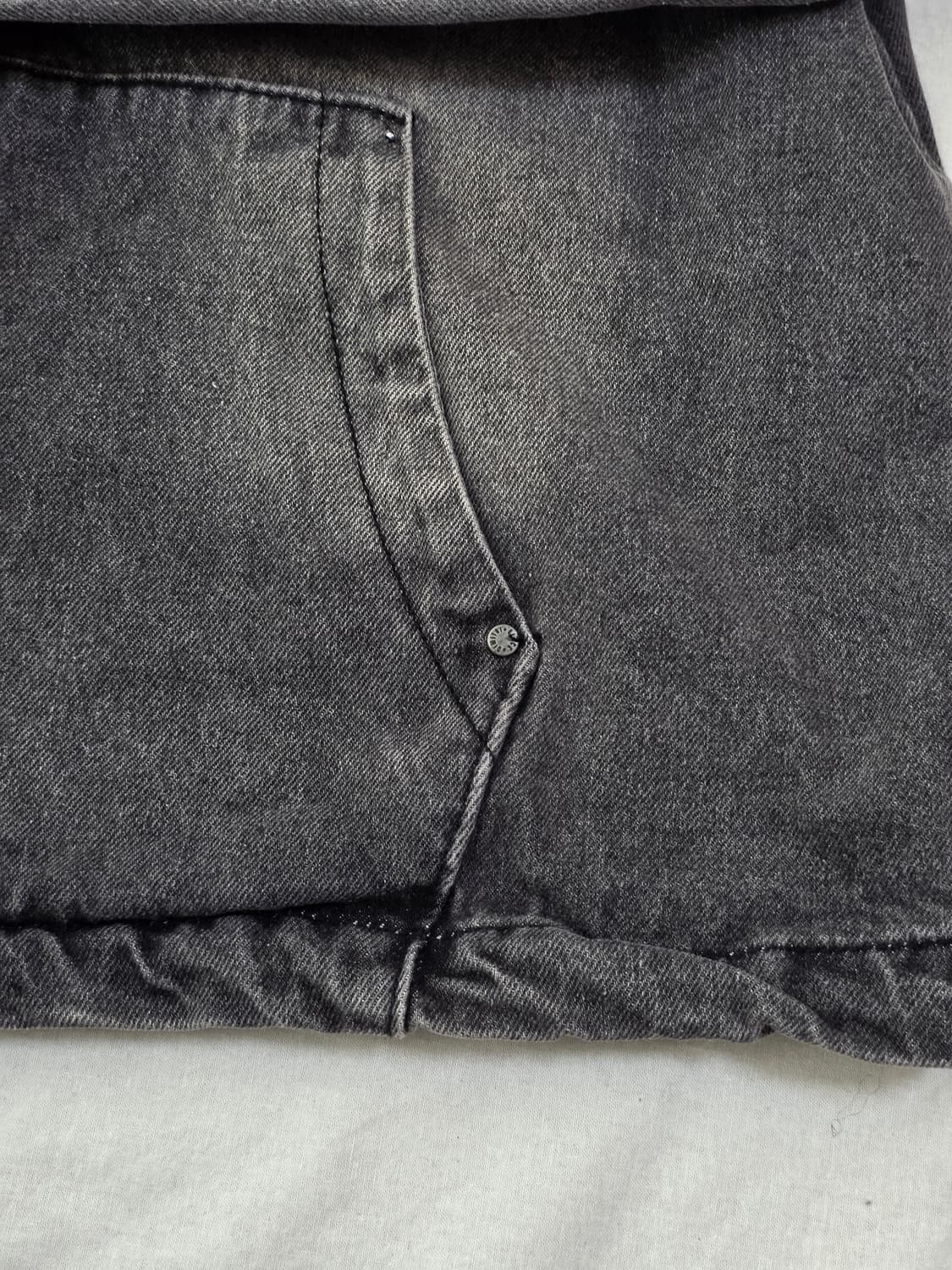 디미트리블랙 워싱 데님 후드 집업 자켓 상품이미지7