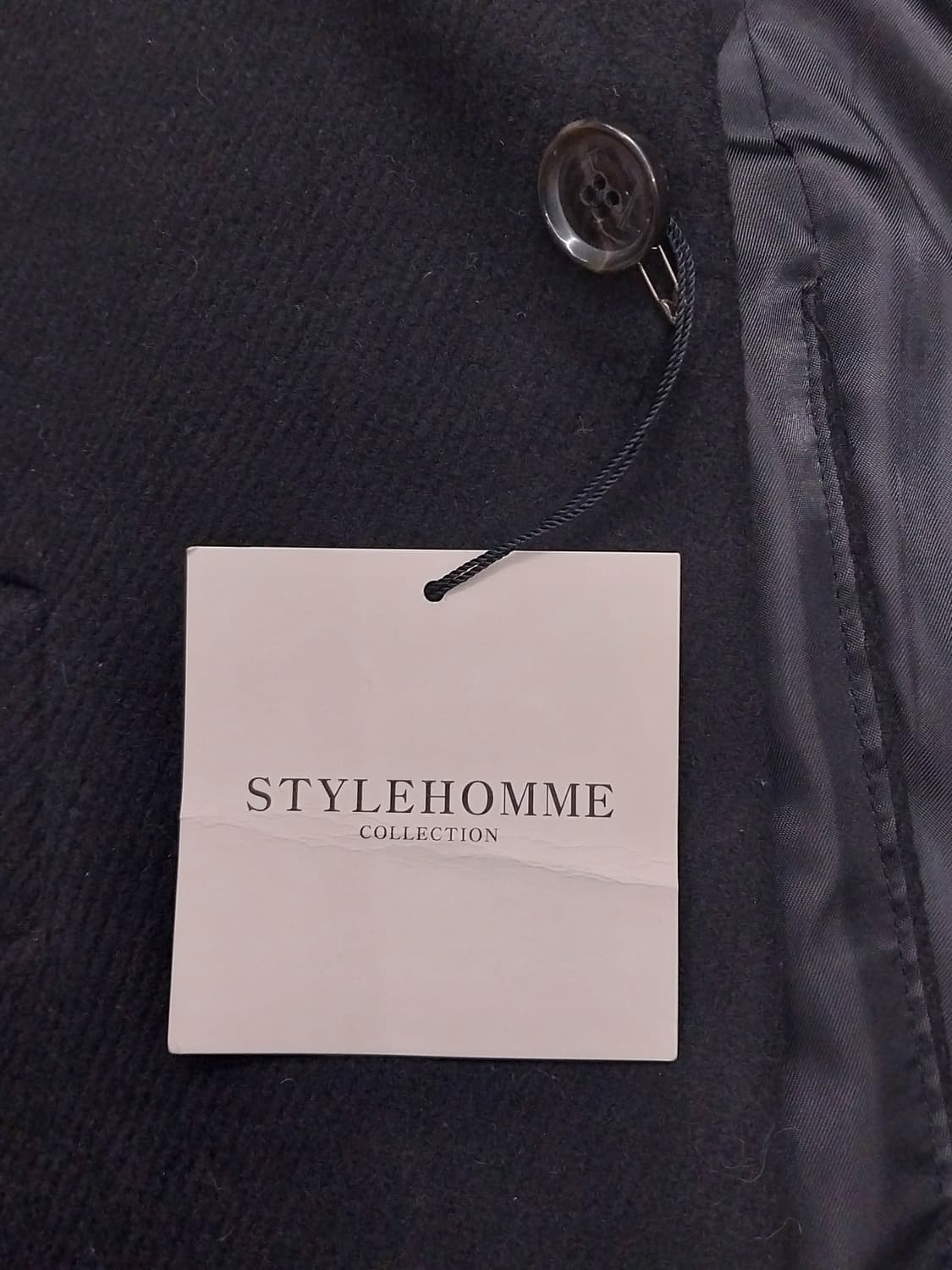 (새상품)  스타일옴므 블랙 울 블레이져 50 상품이미지4