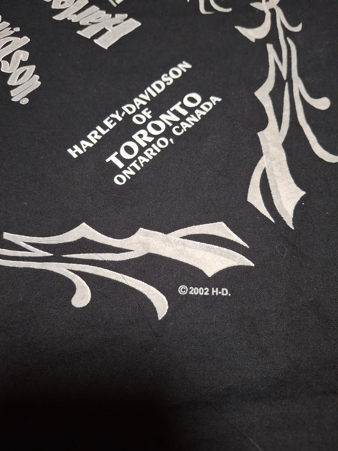 00s 할리데이비슨 반다나 블랙 상품이미지2