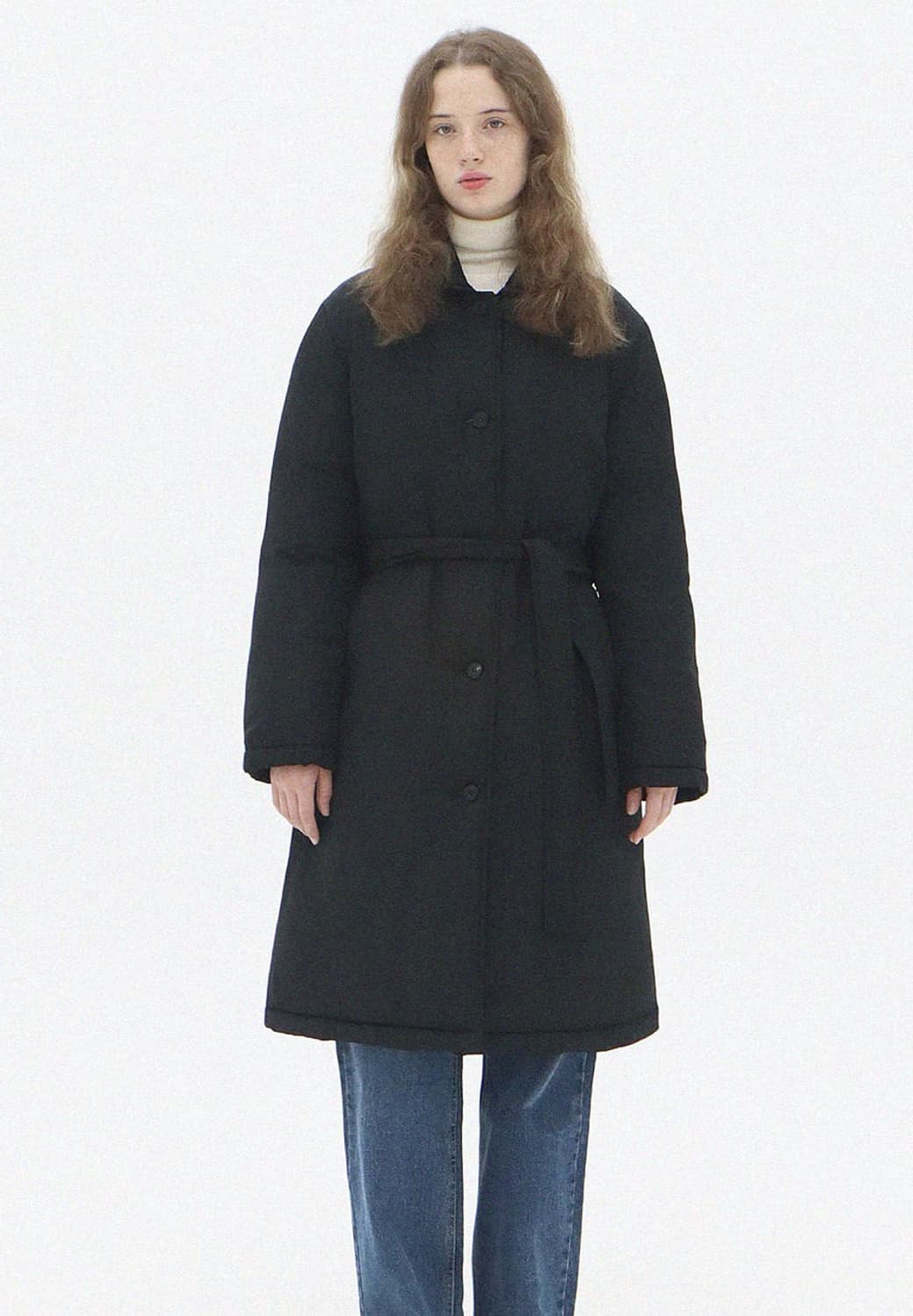 레이크스튜디오 a-line  패딩 코트 블랙 새상품 상품이미지1